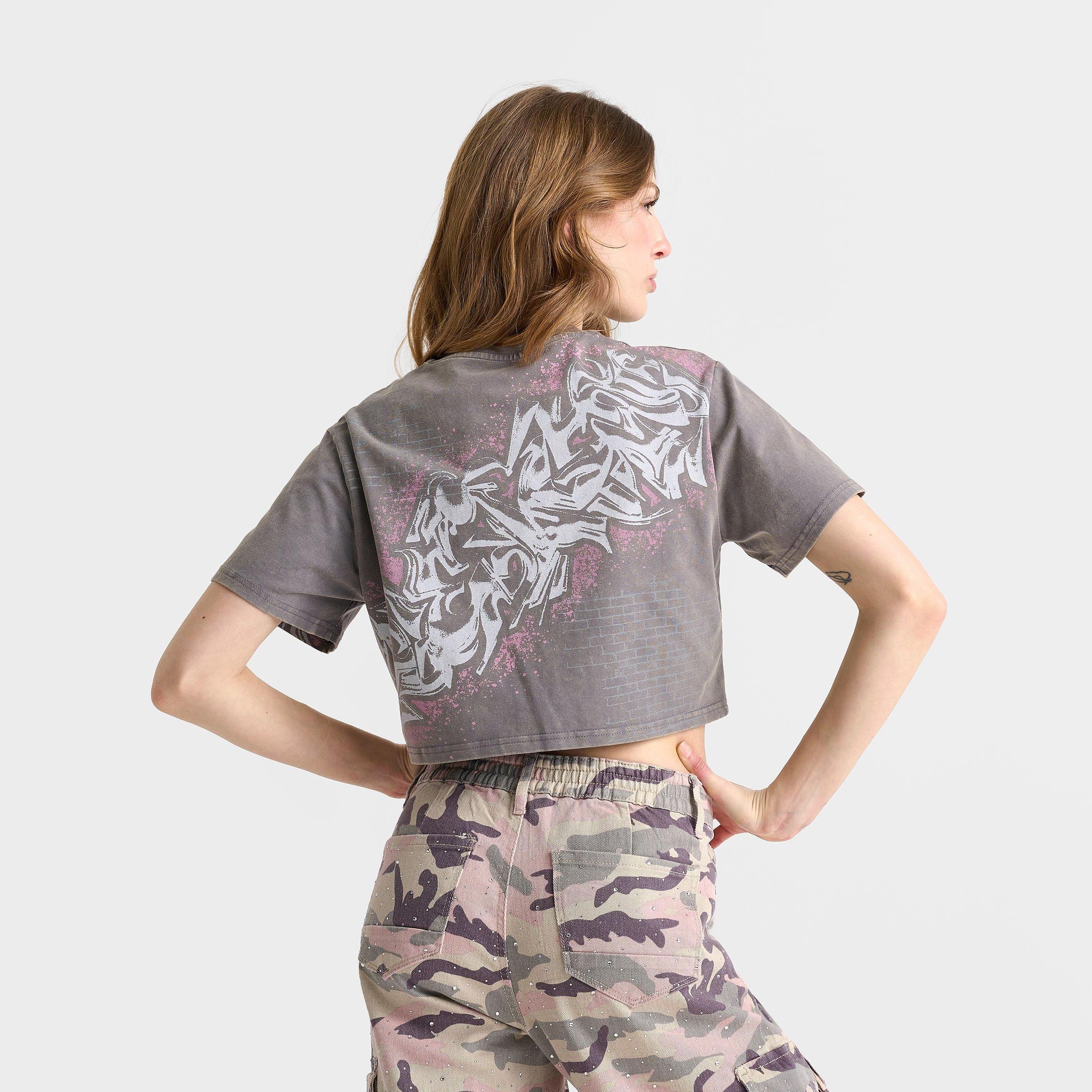 Women's Smoke Rise Ayla Graffiti Cropped T-Shirt
