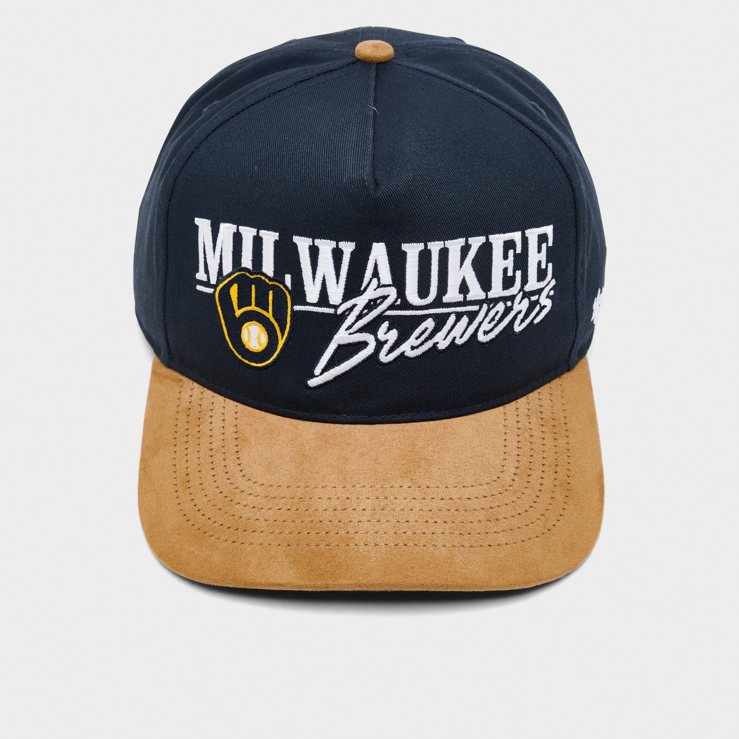 '47 Milwaukee Brewers MLB Scribe Line Hitch Snapback Hat