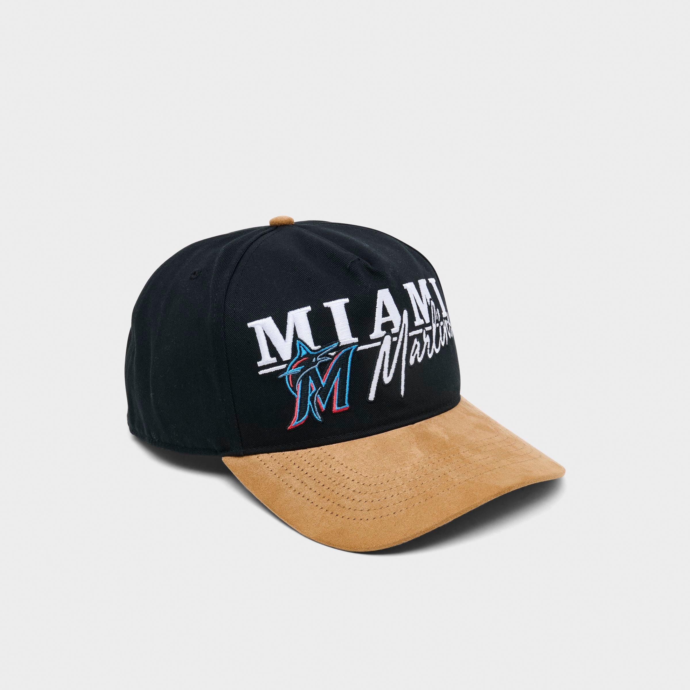 '47 Miami Marlins MLB Scribe Line Hitch Snapback Hat