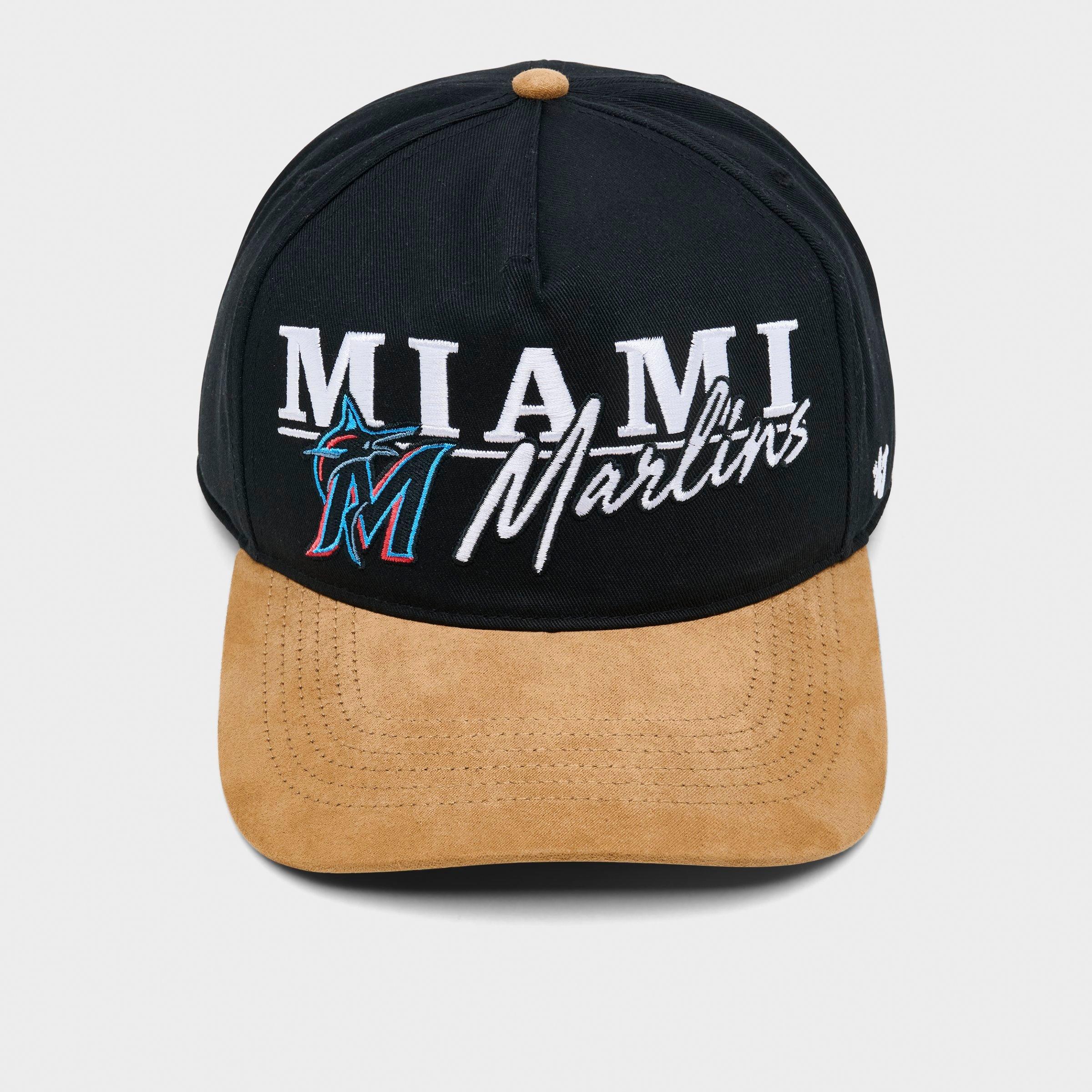 '47 Miami Marlins MLB Scribe Line Hitch Snapback Hat