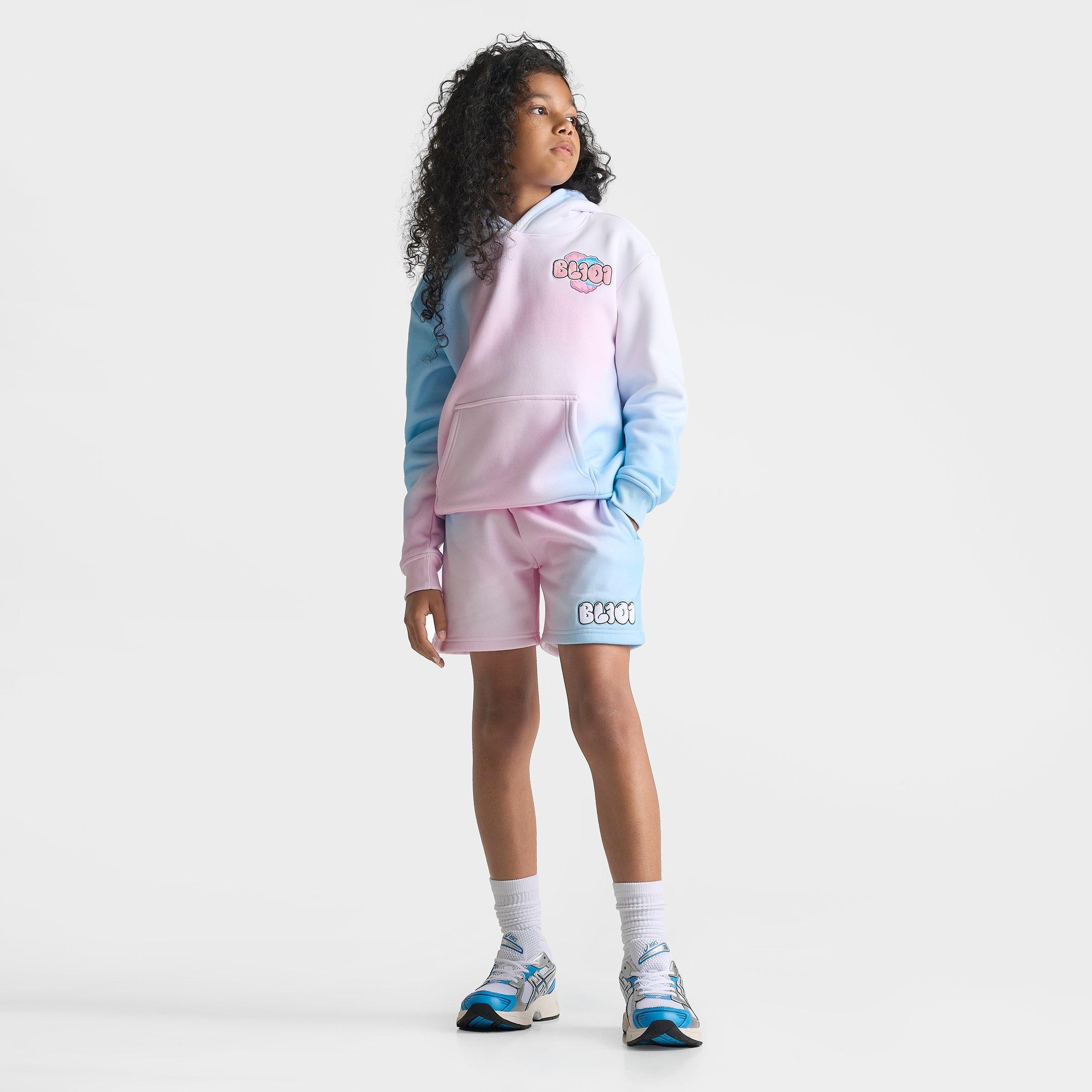 Big Kids' Baseball Lifestyle 101 Cotton Candy Youth Sweatshorts