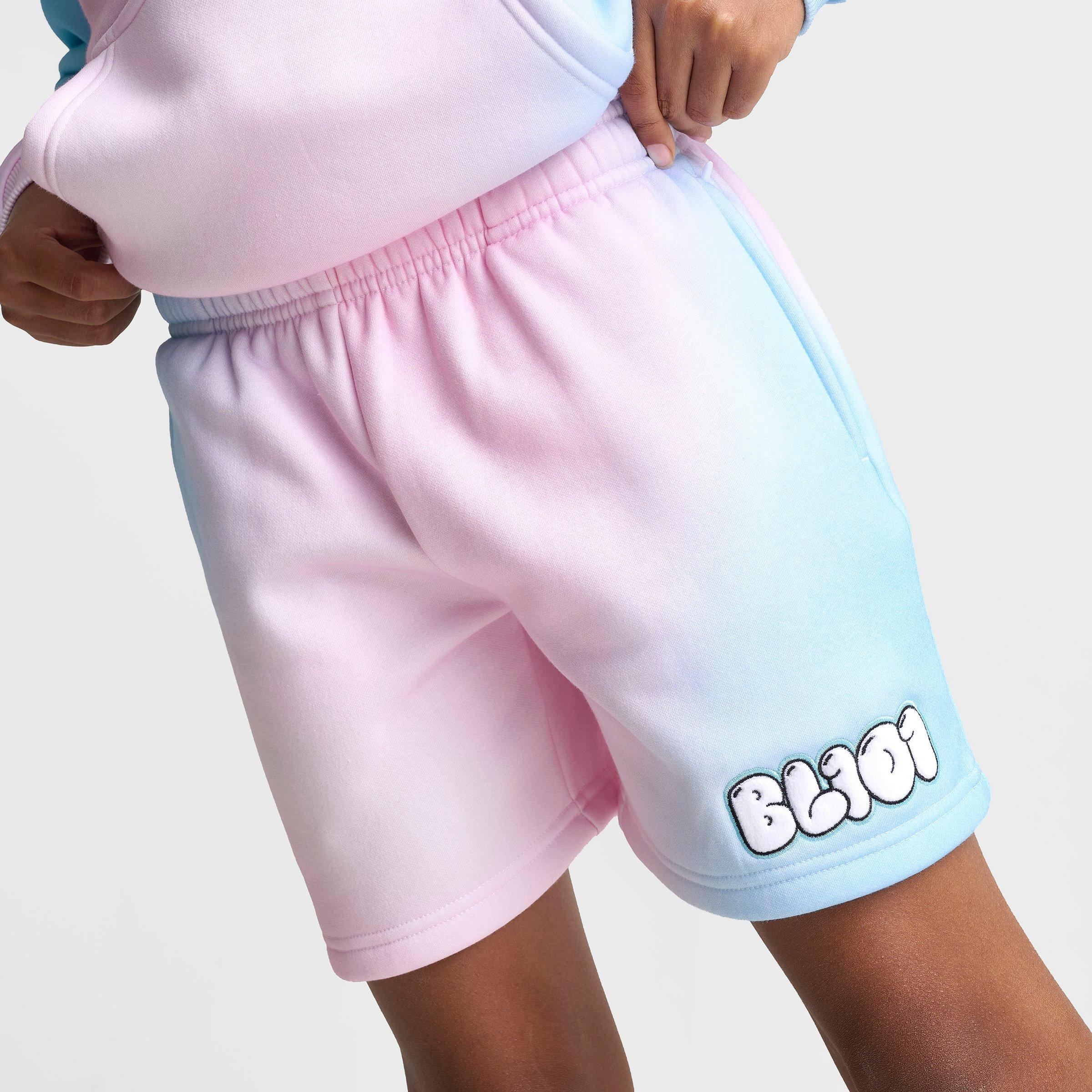 Big Kids' Baseball Lifestyle 101 Cotton Candy Youth Sweatshorts