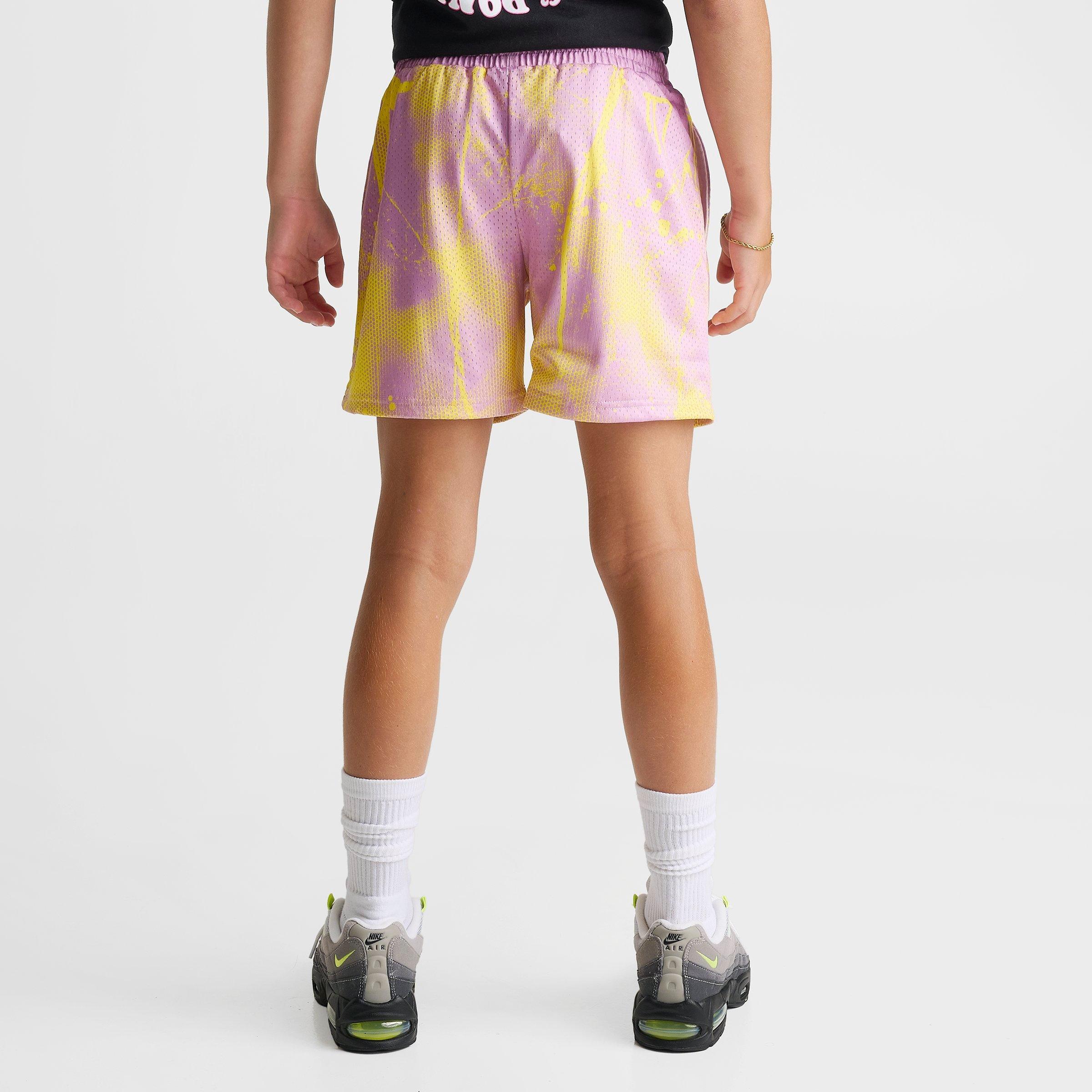 Big Kids' Baseball Lifestyle 101 Retro Graffiti Mesh Shorts