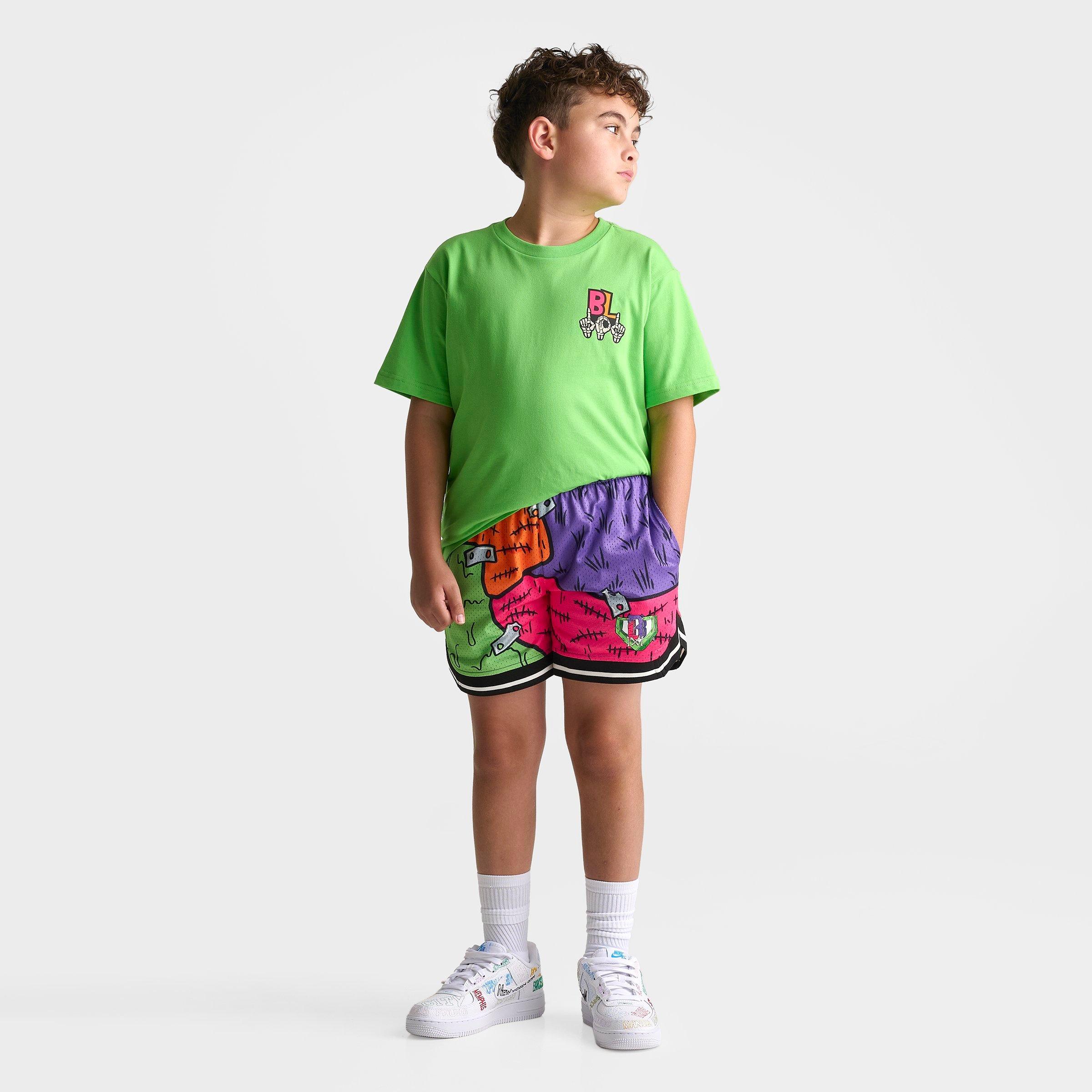 Big Kids' Baseball Lifestyle 101 Stitched For The Show Mesh Shorts