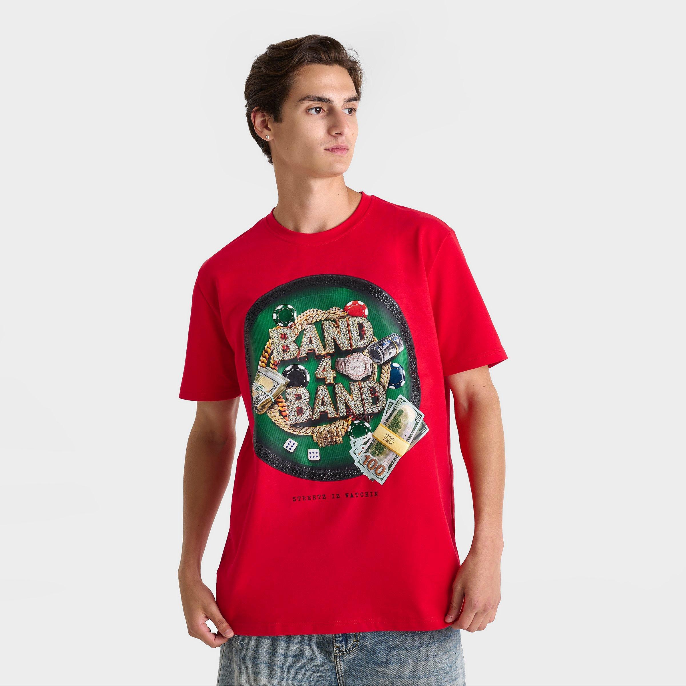 Men's Streetz Iz Watchin Band 4 Band Graphic T-Shirt | JD Sports