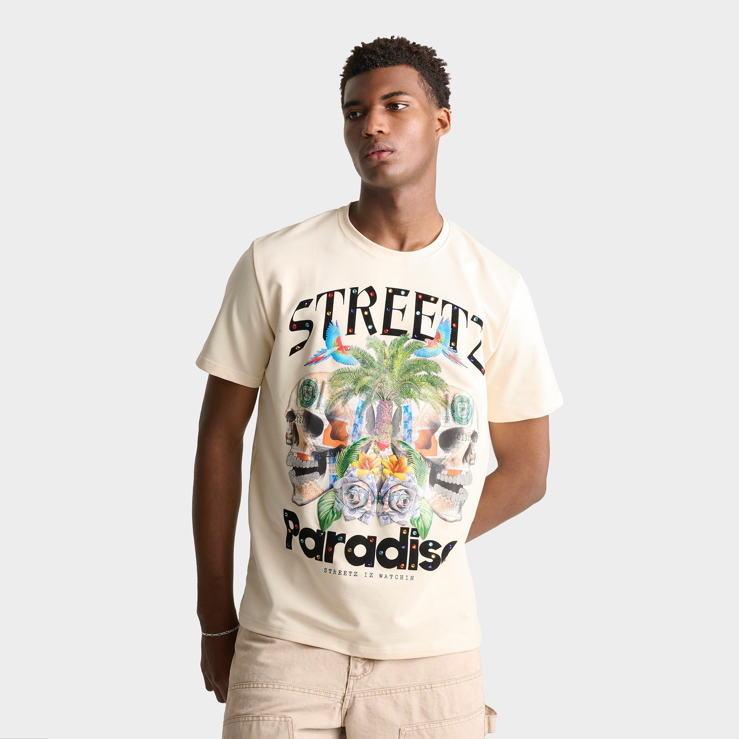 Men's Streetz Iz Watchin Streetz Paradise T-Shirt | JD Sports