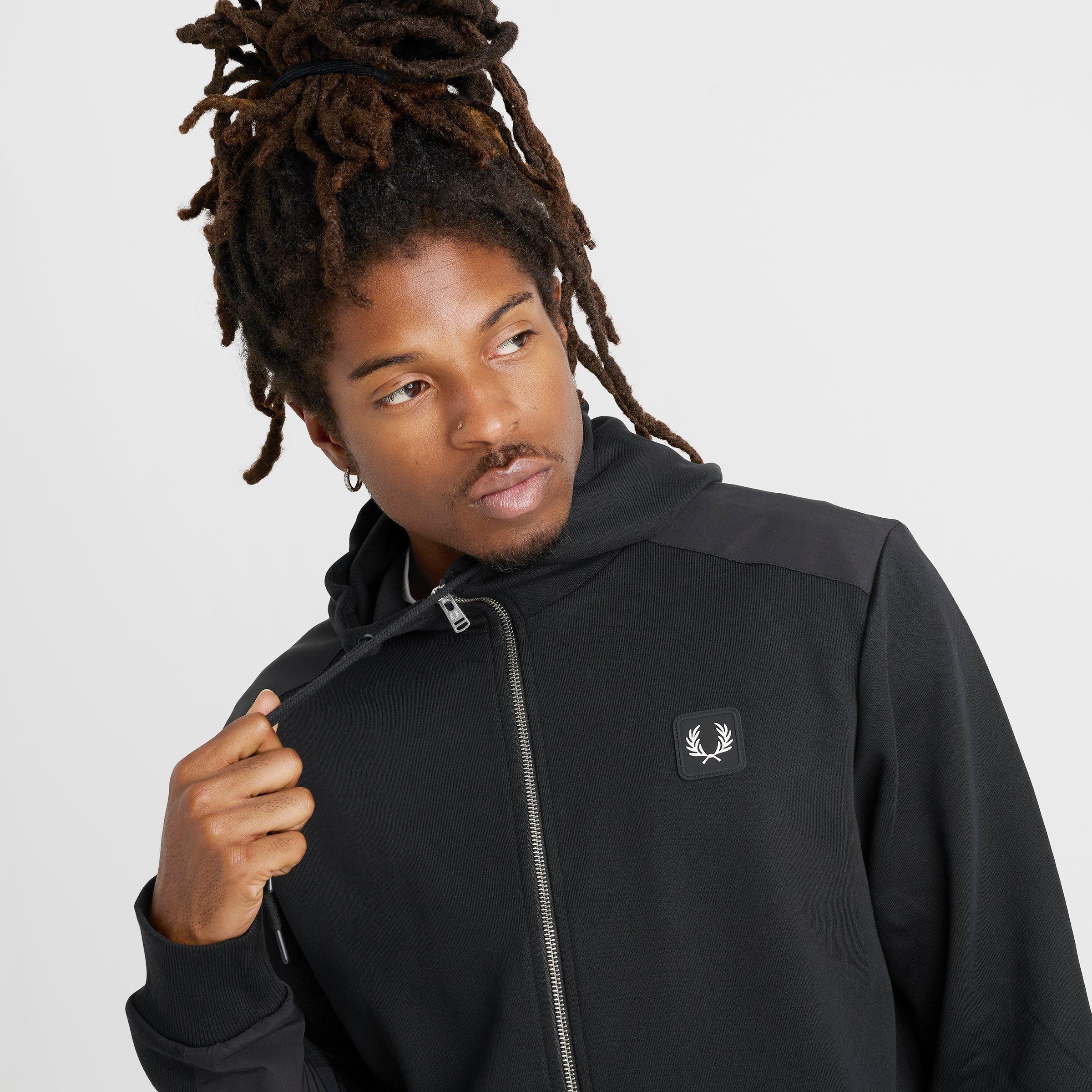 Men's Fred Perry Full-Zip Hooded Sweatshirt