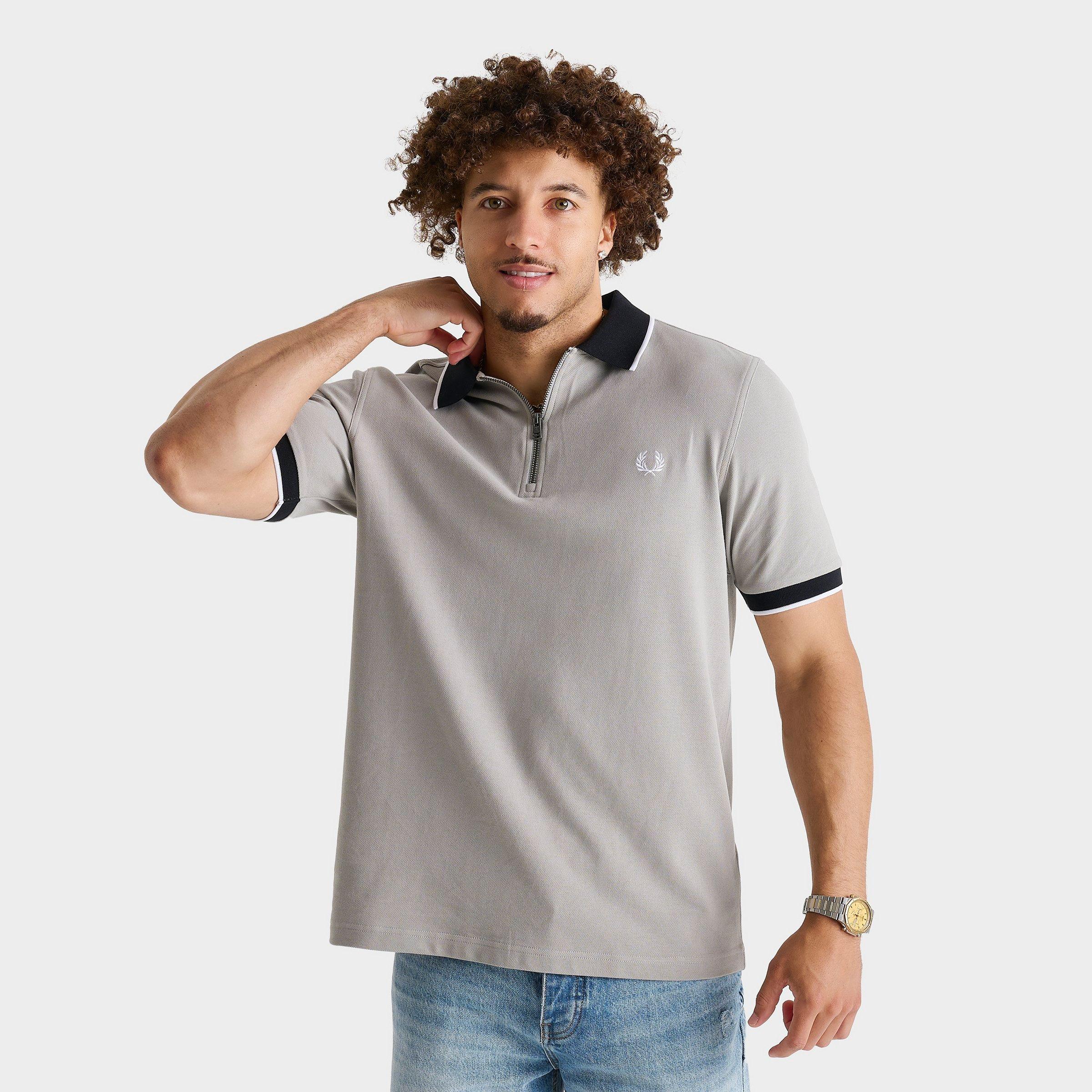 FREDPERRYポロ Fred Perry Bradley Wiggins Men's Cycling Quarter Zip Polo