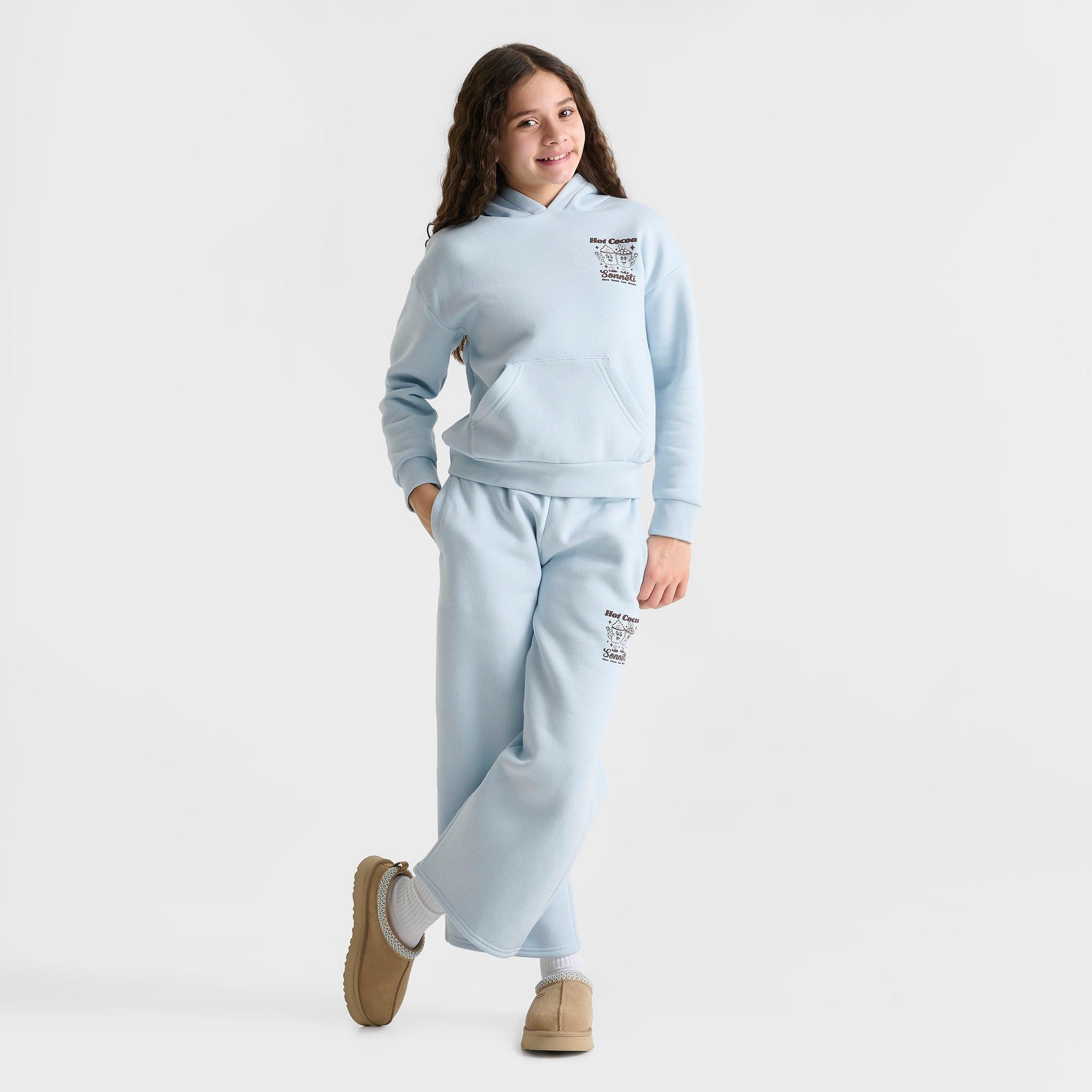 Girls' Big Kids' Sonneti London Hot Cocoa Graphic Pullover Hoodie