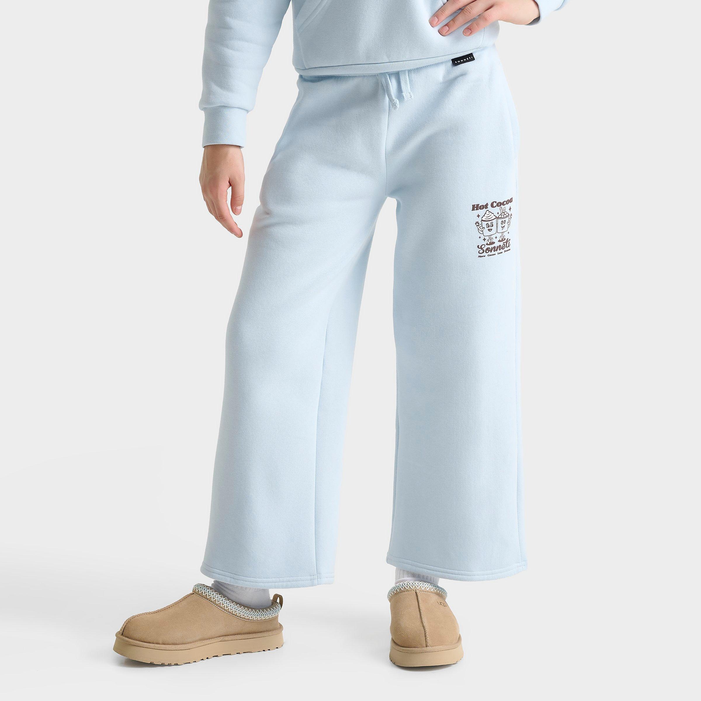 Girls' Big Kids' Sonneti London Hot Cocoa Wide Leg Sweatpants