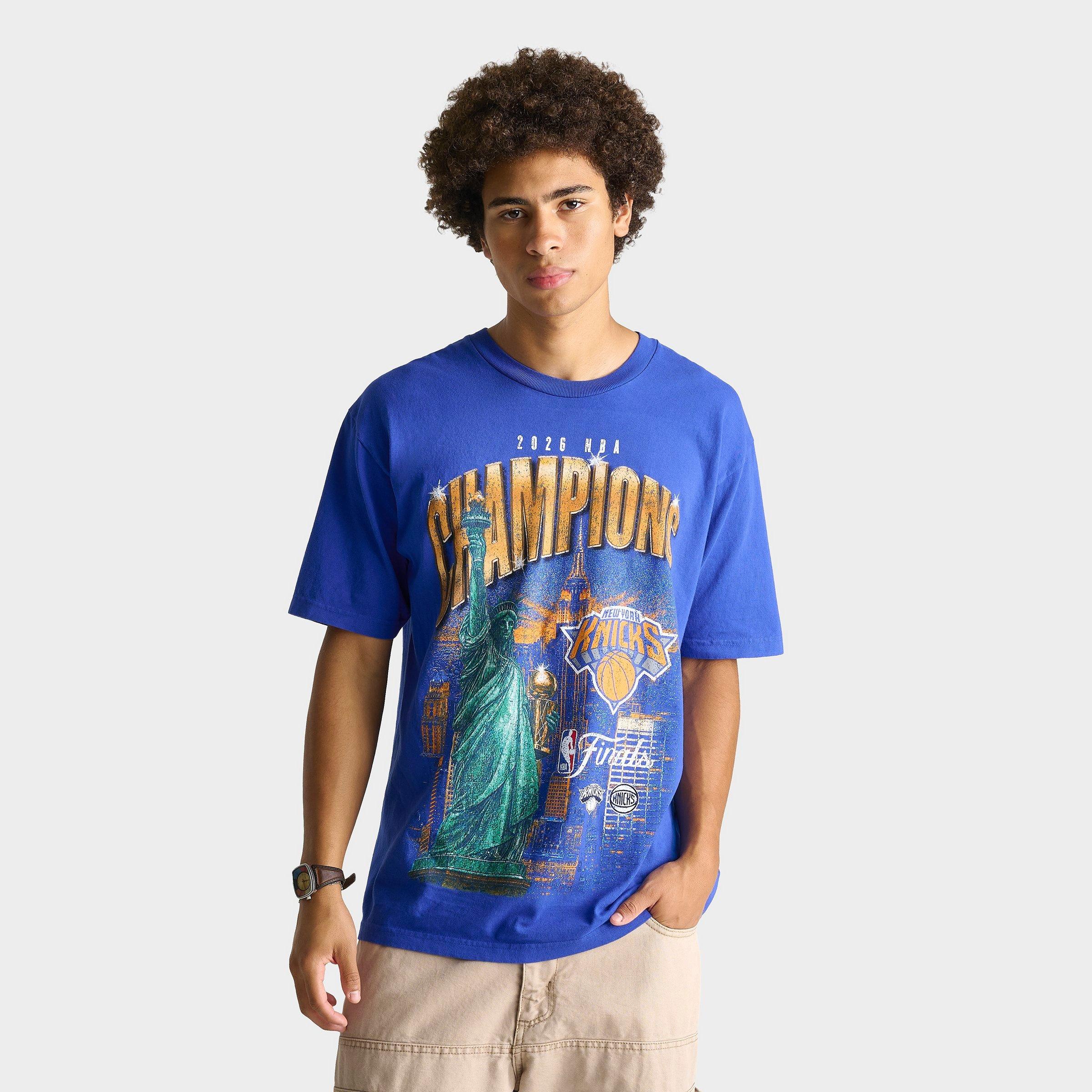 Men's Mitchell & Ness New York Knicks NBA City Champions Graphic T-Shirt