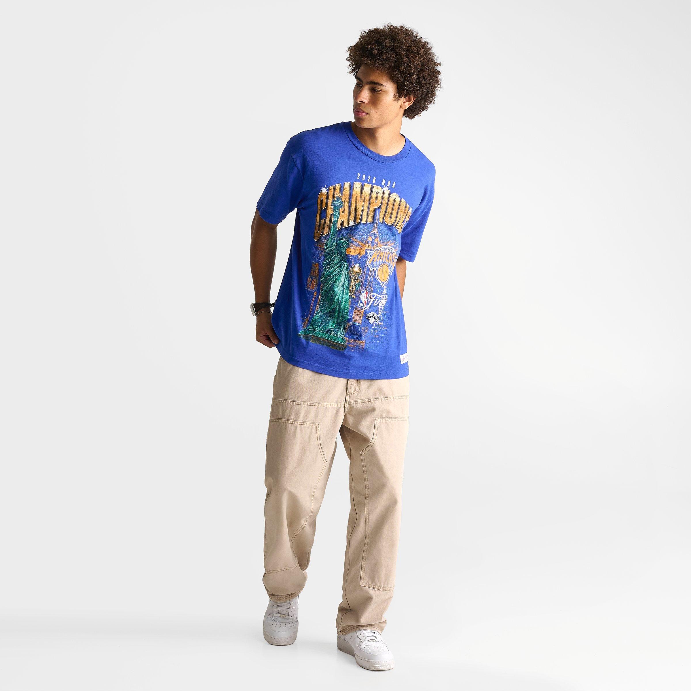 Men's Mitchell & Ness New York Knicks NBA City Champions Graphic T-Shirt