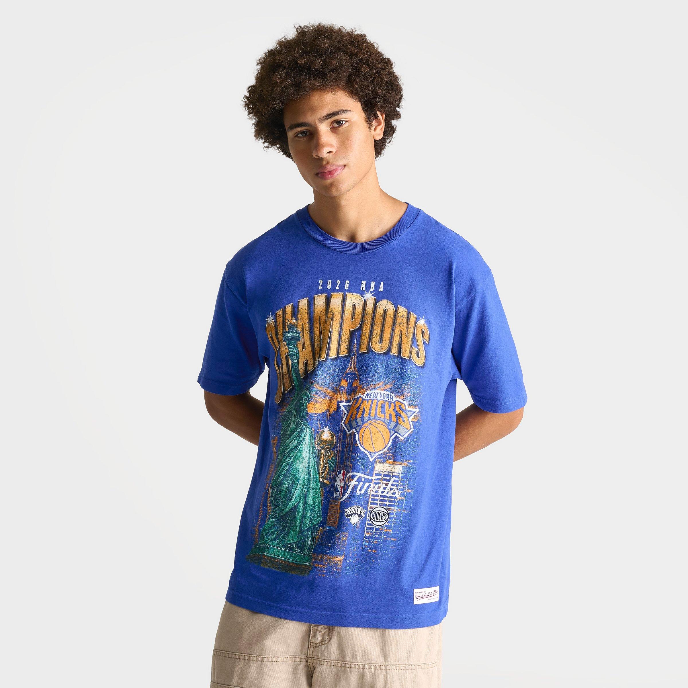 Men's Mitchell & Ness New York Knicks NBA City Champions Graphic T-Shirt