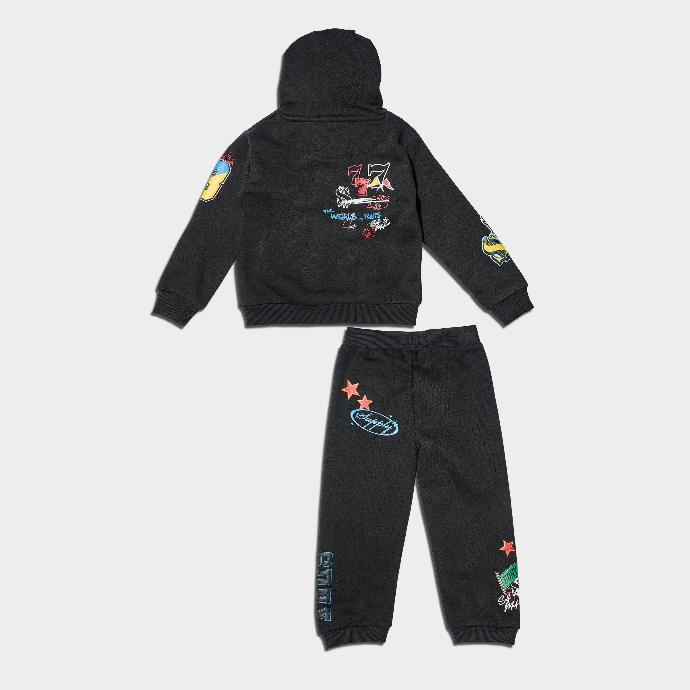 Kids' Toddler Supply & Demand Montana Pullover Hoodie and Jogger Pants Set