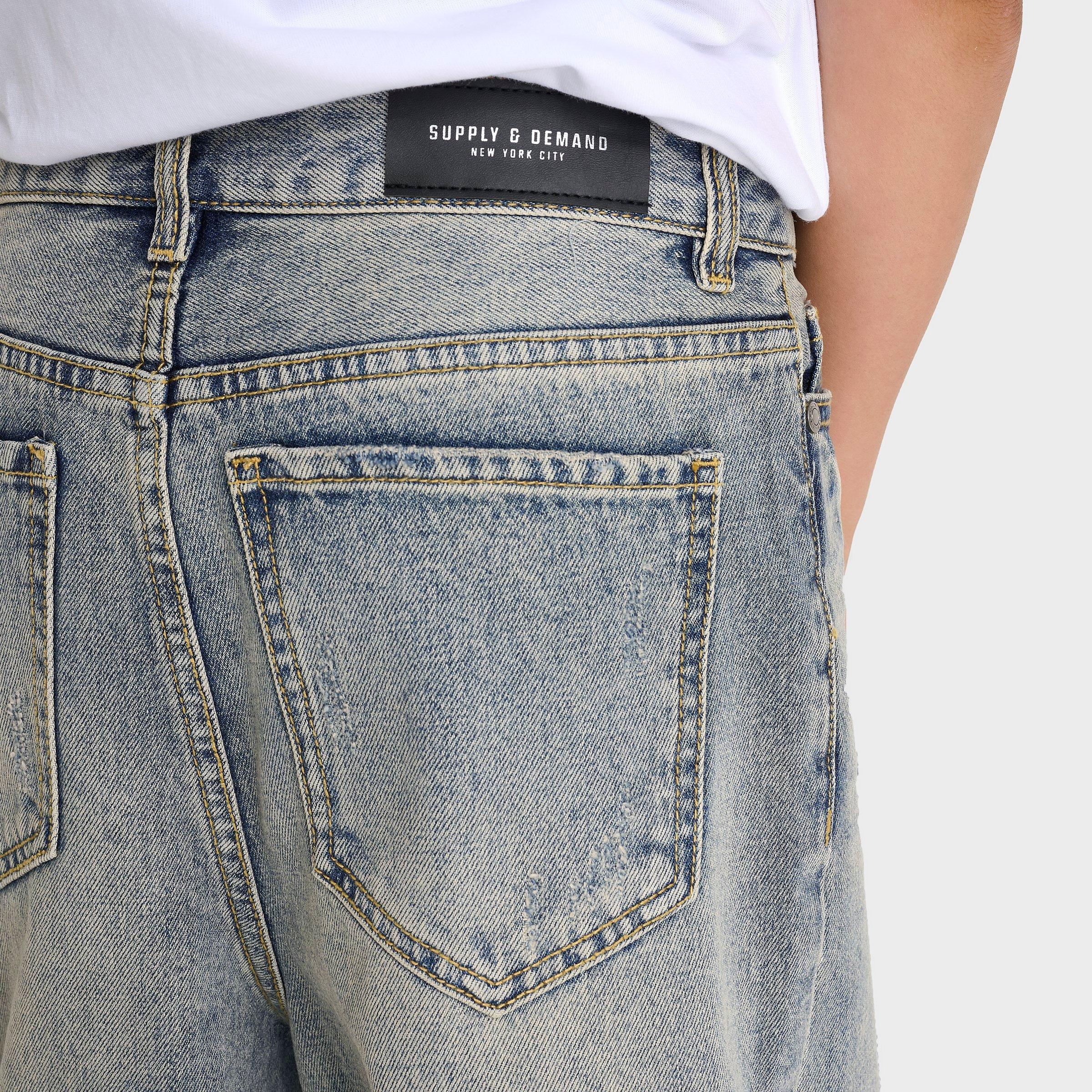 Big Kids' Supply & Demand Timber Cross Denim Shorts