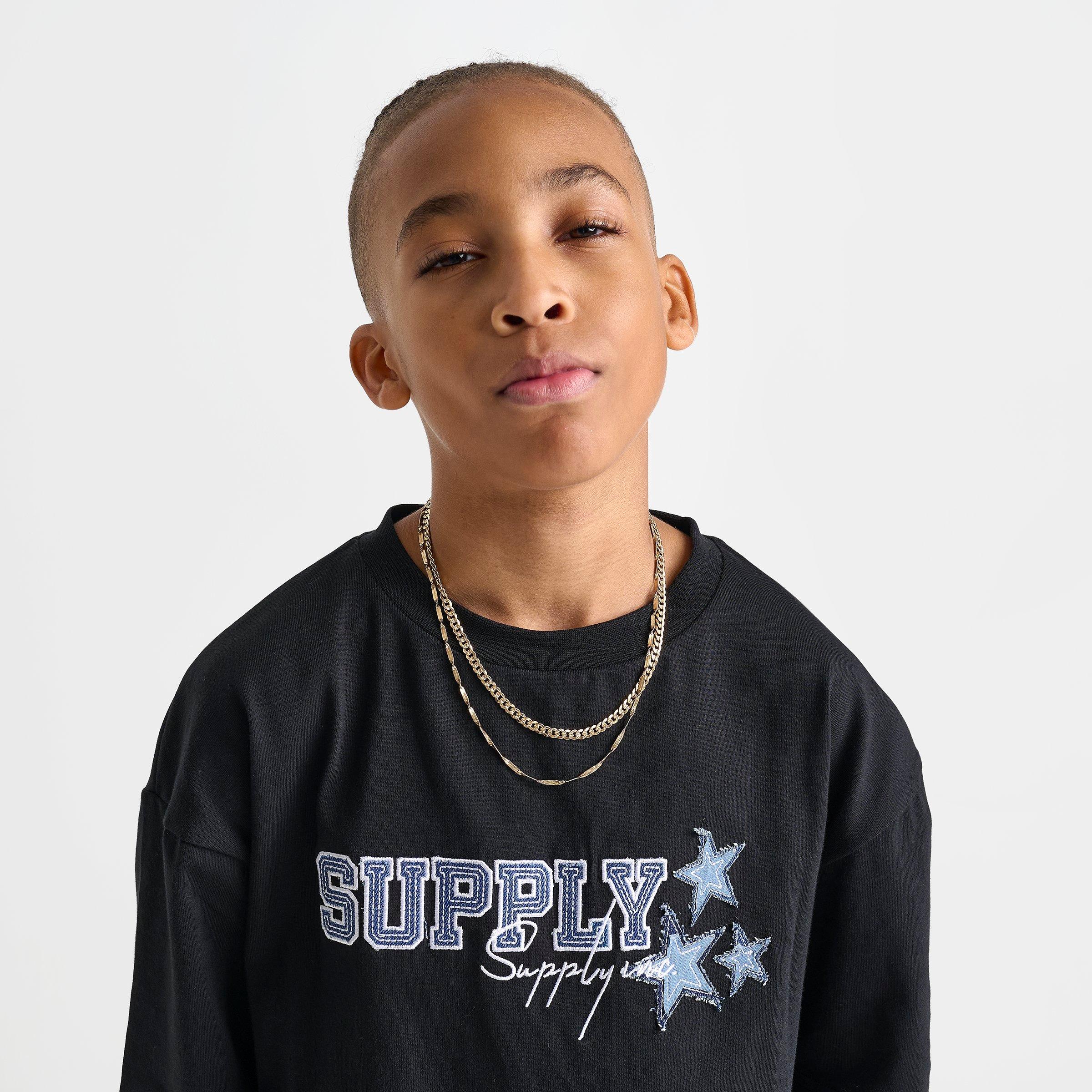 Kids' Supply & Demand Denim Stars T-Shirt