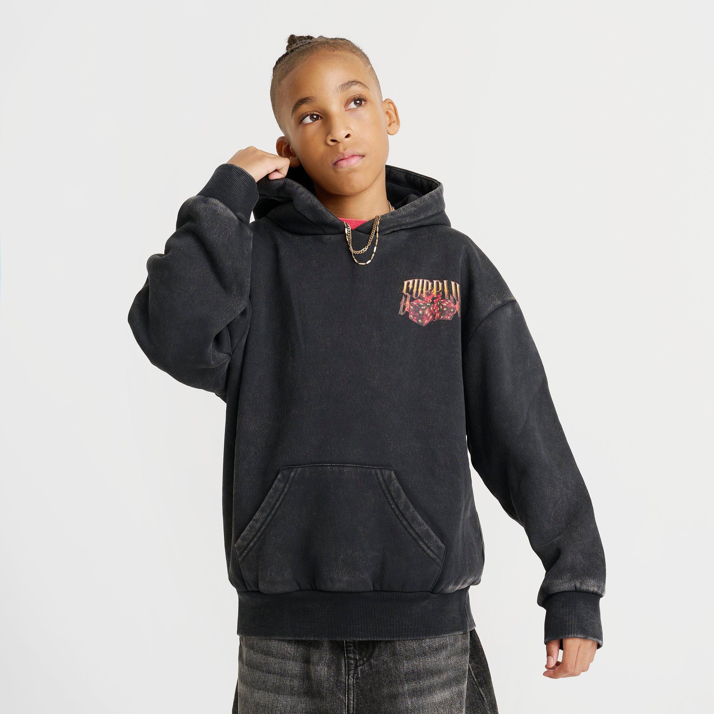 Boys' Supply & Demand Fire Dice Pullover Hoodie