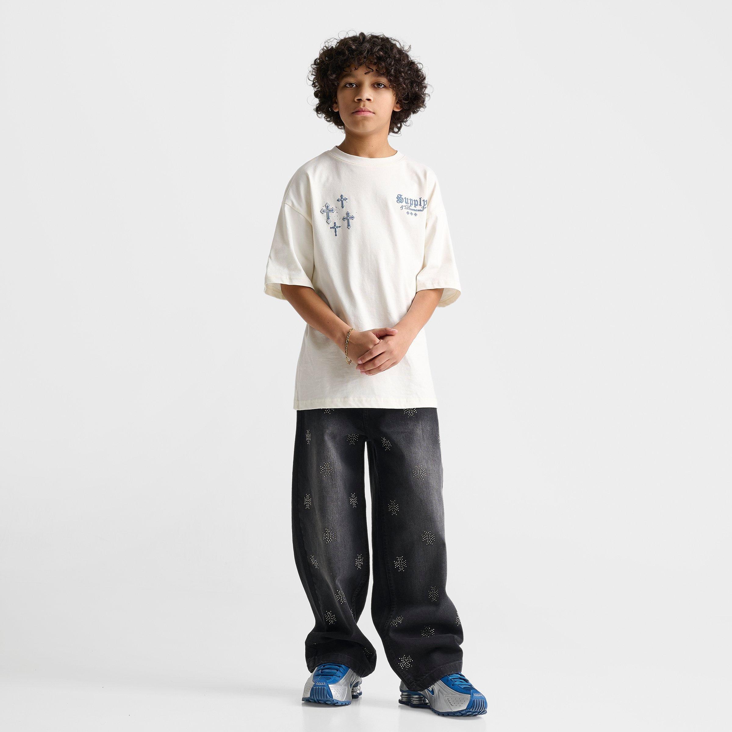 Big Kids' Supply & Demand Harv Rhinestone Denim Jeans