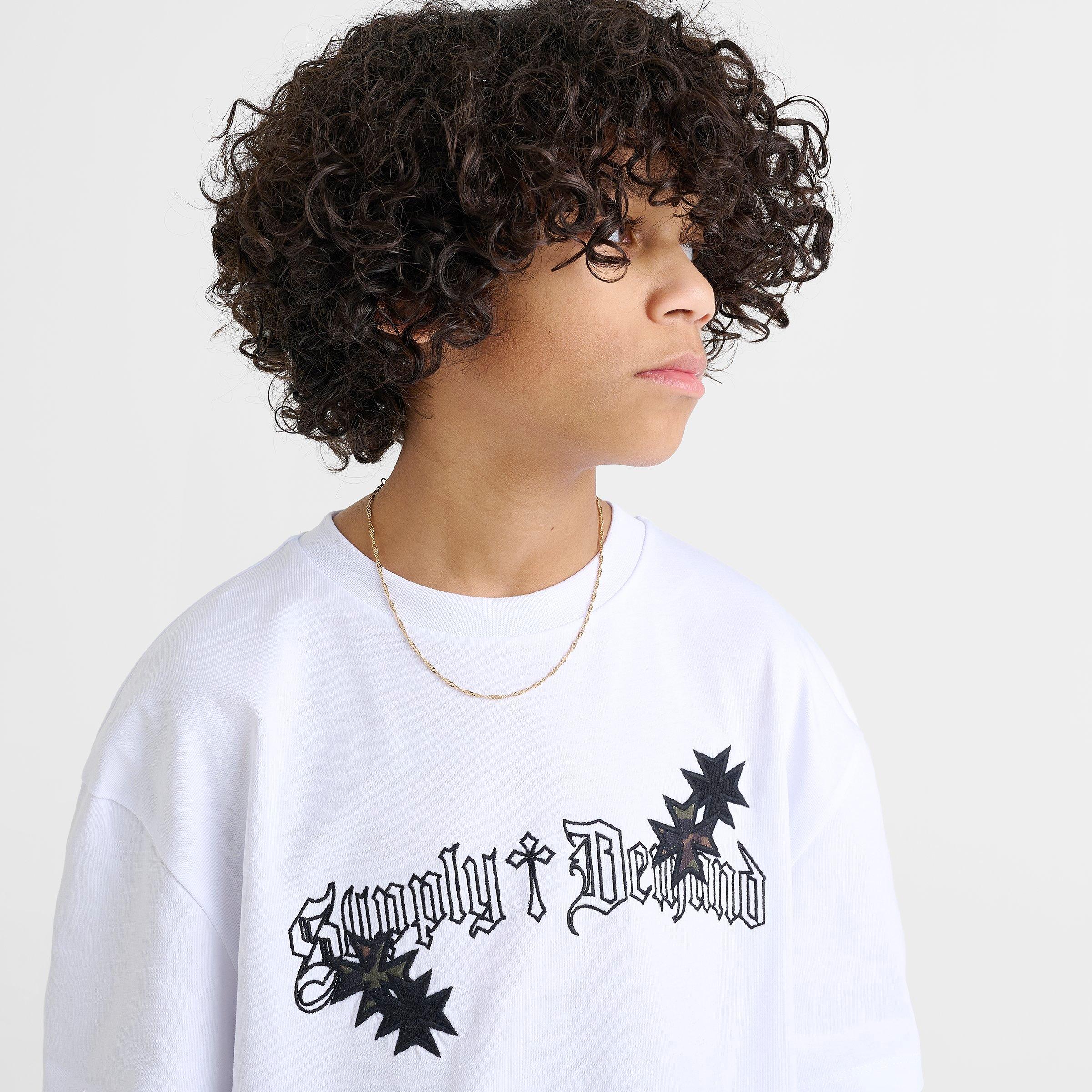 Boys' Big Kids' Supply & Demand Slate T-Shirt