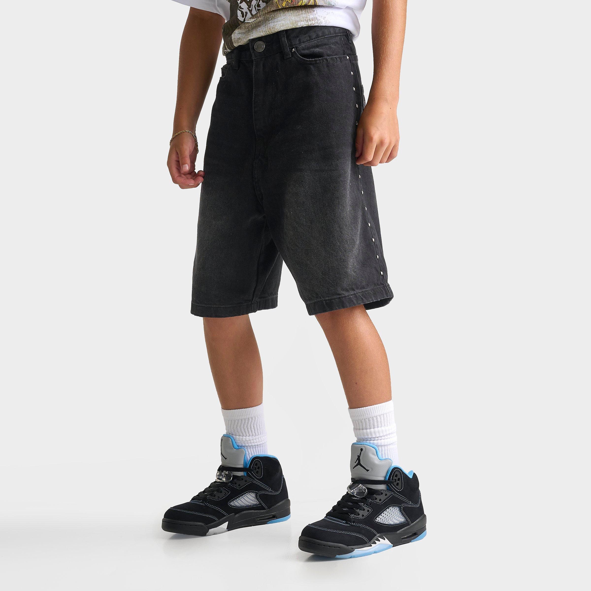 Big Kids' Supply & Demand Studded Denim Shorts