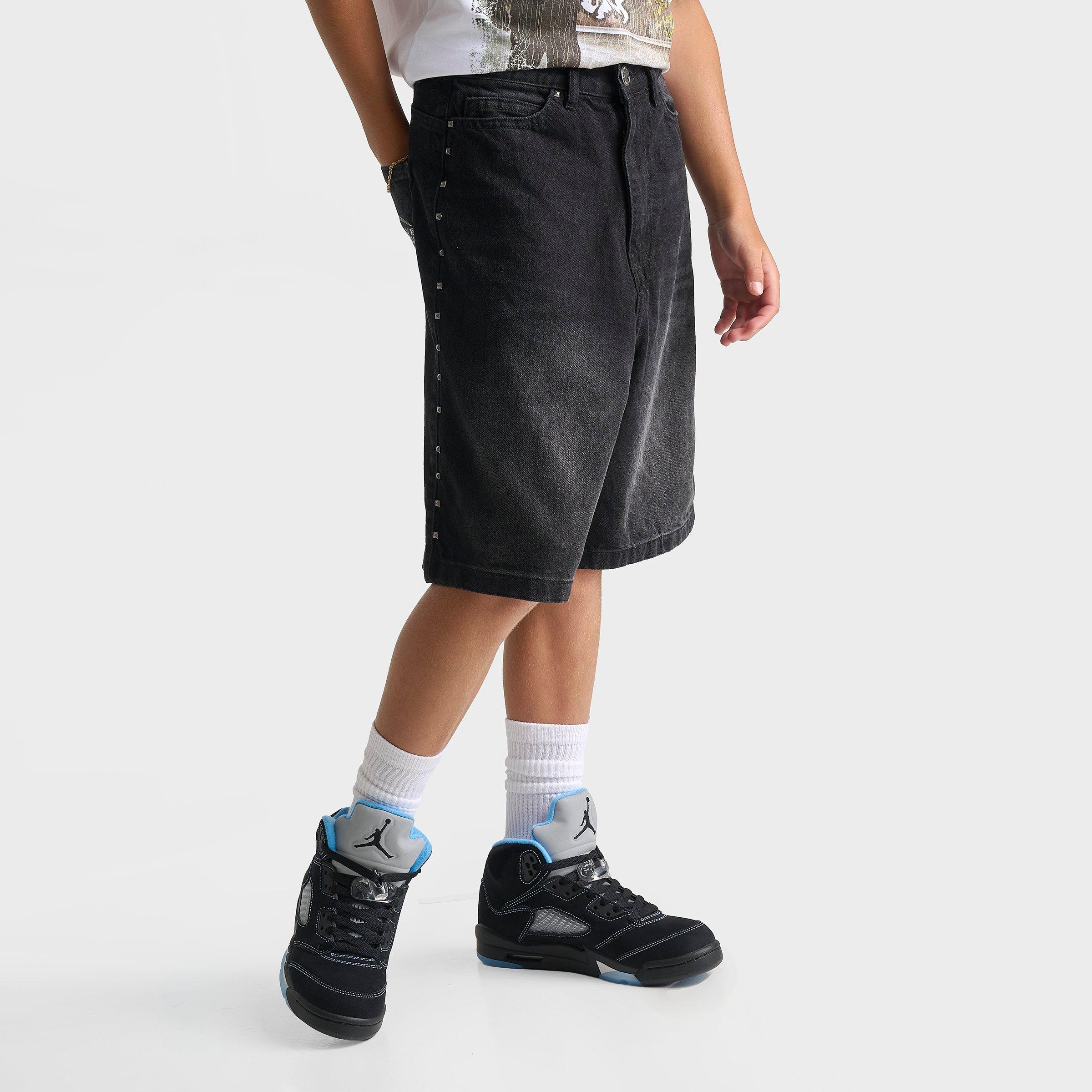 Big Kids' Supply & Demand Studded Denim Shorts