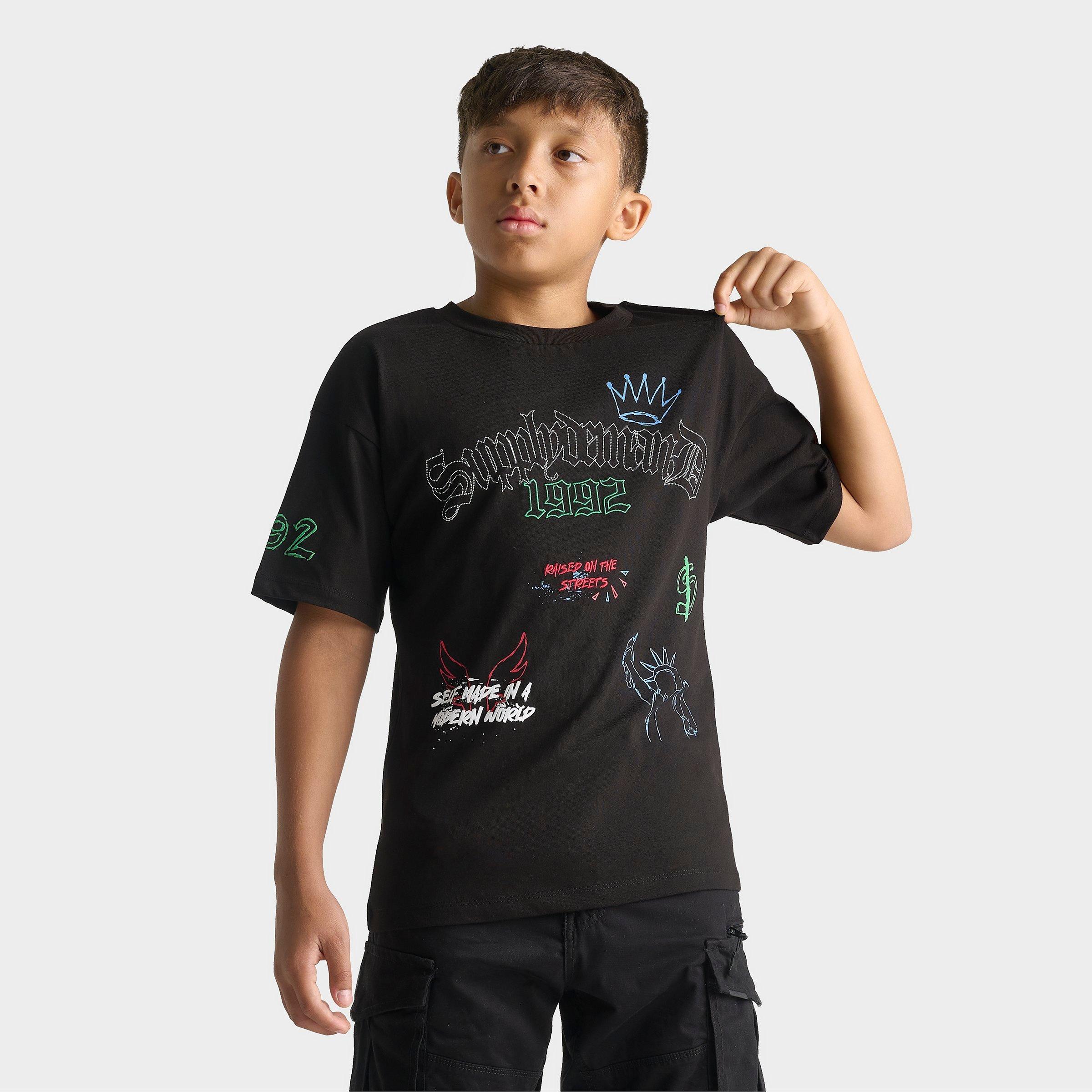 Big Kids' Supply & Demand Scratch T-Shirt