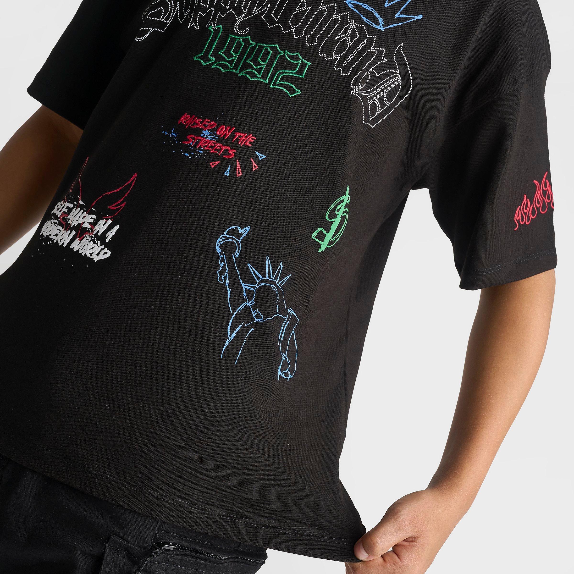 Big Kids' Supply & Demand Scratch T-Shirt
