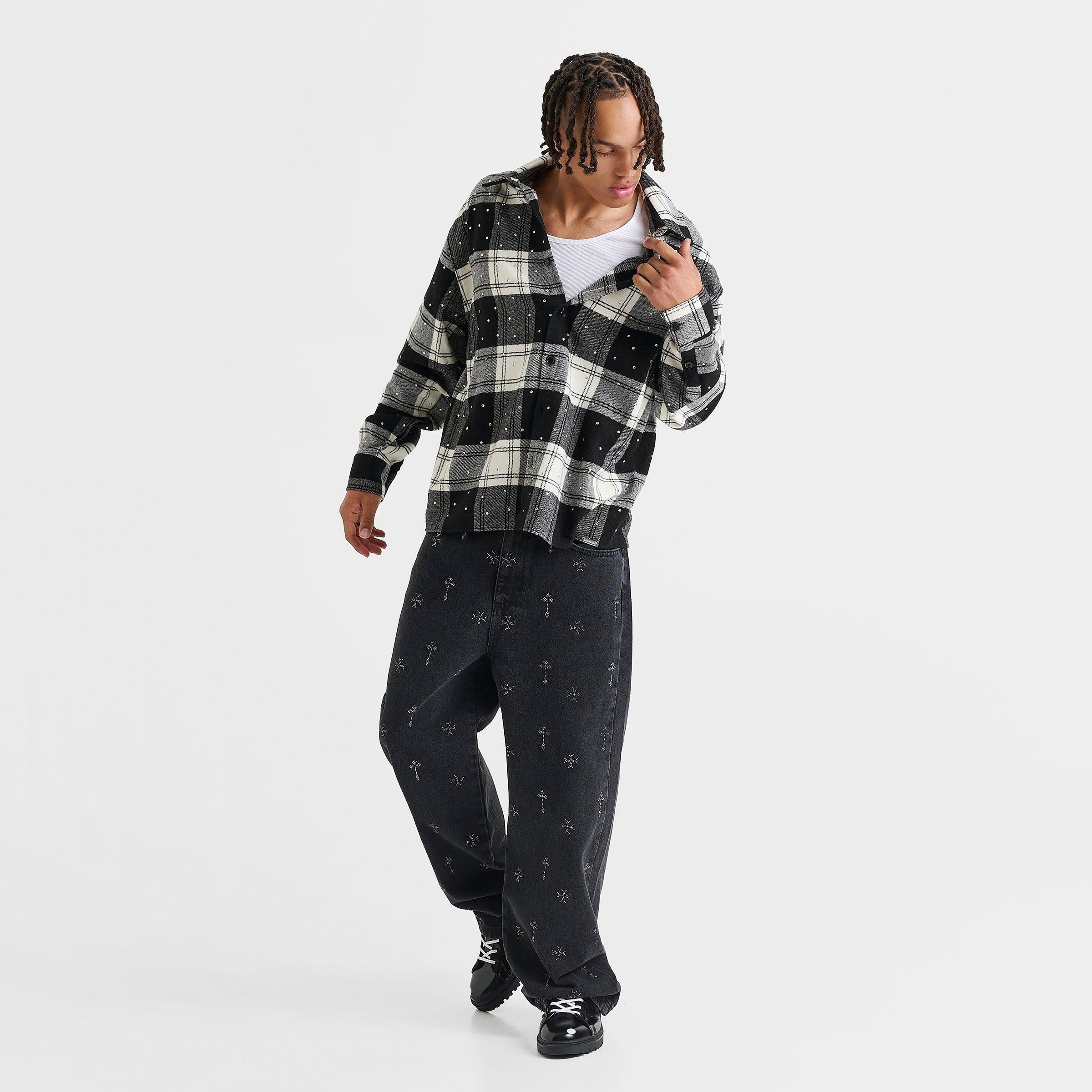 Men's Supply & Demand Razzle Long-Sleeve Flannel Shirt