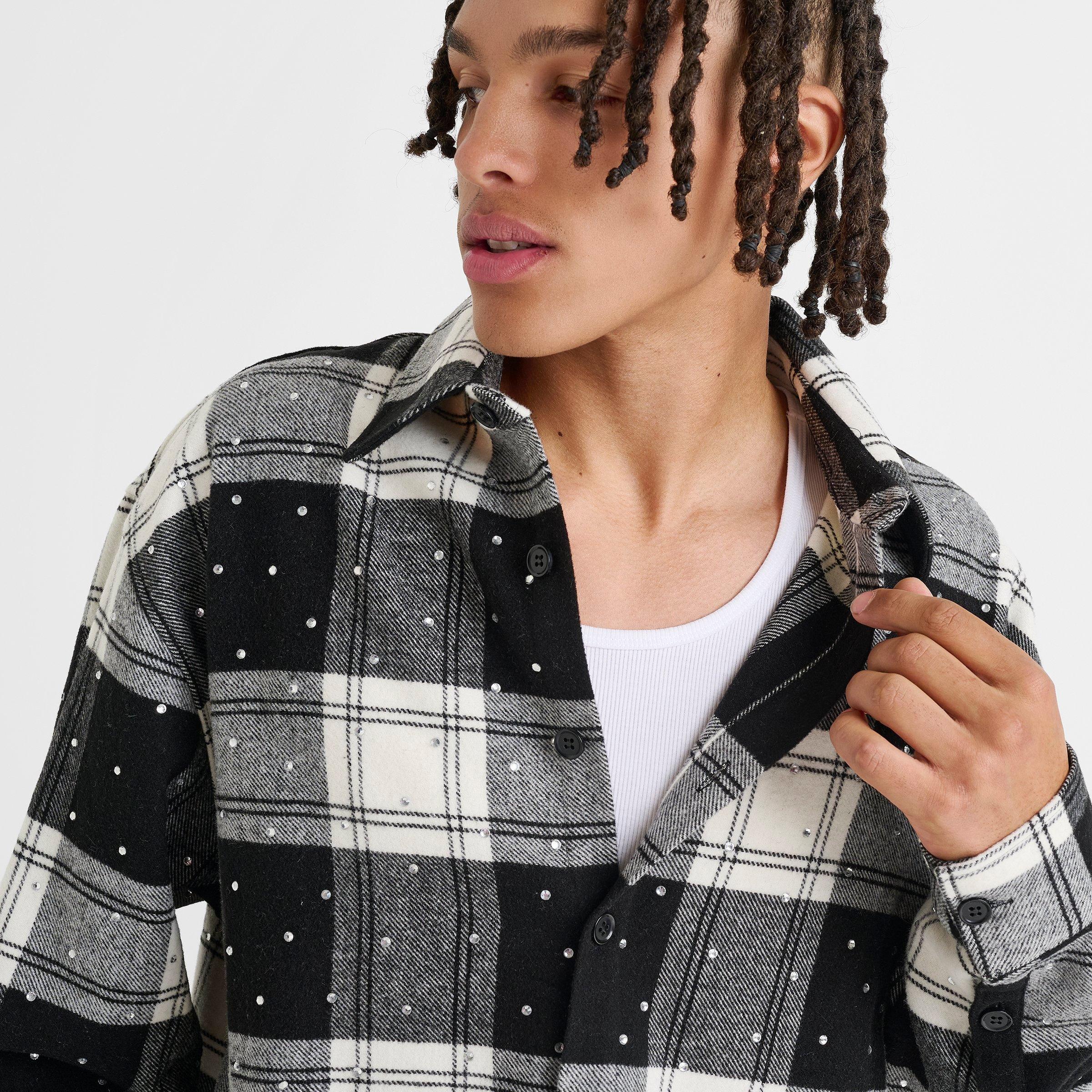 Men's Supply & Demand Razzle Long-Sleeve Flannel Shirt