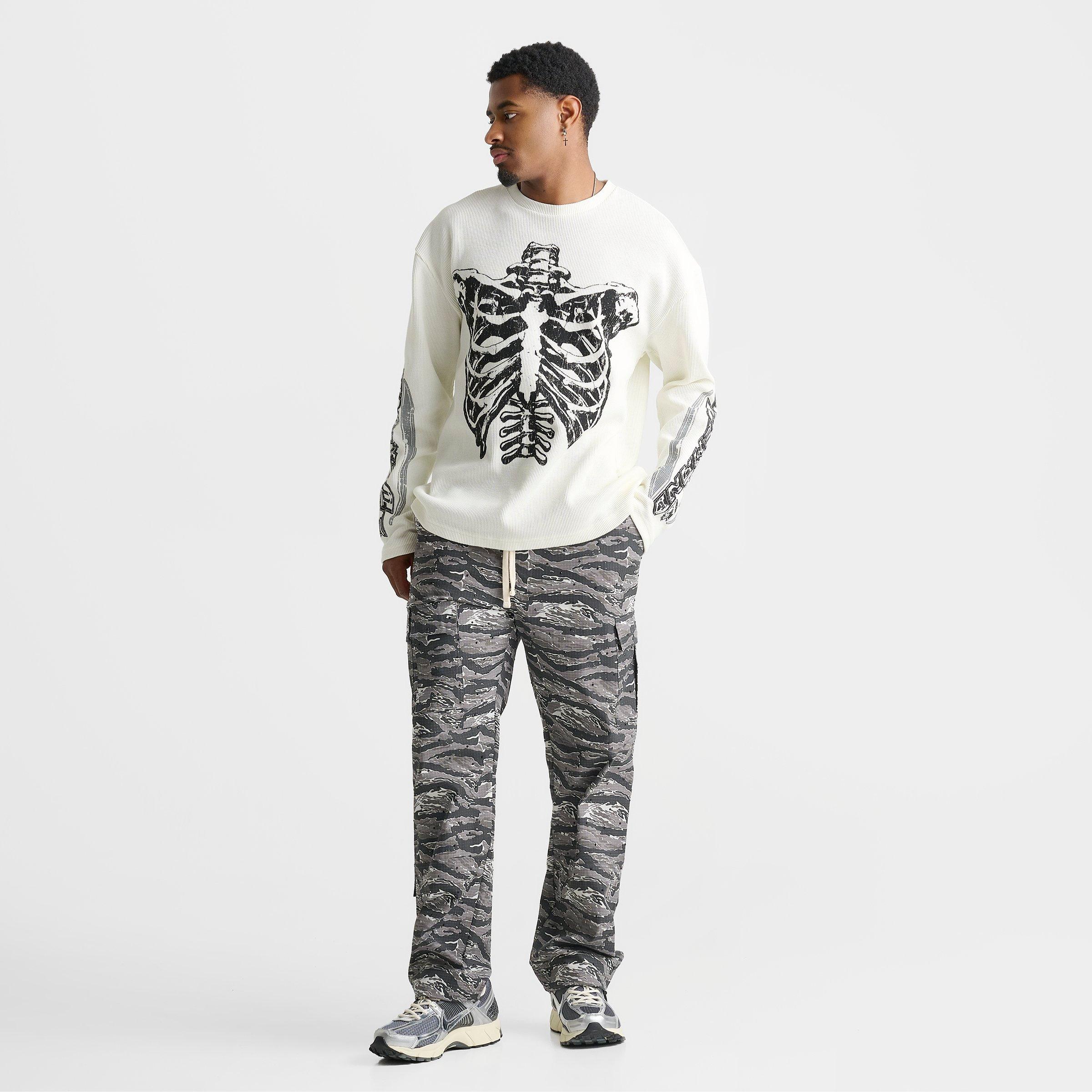 Men's Supply & Demand Bonez Graphic Long-Sleeve Thermal Shirt
