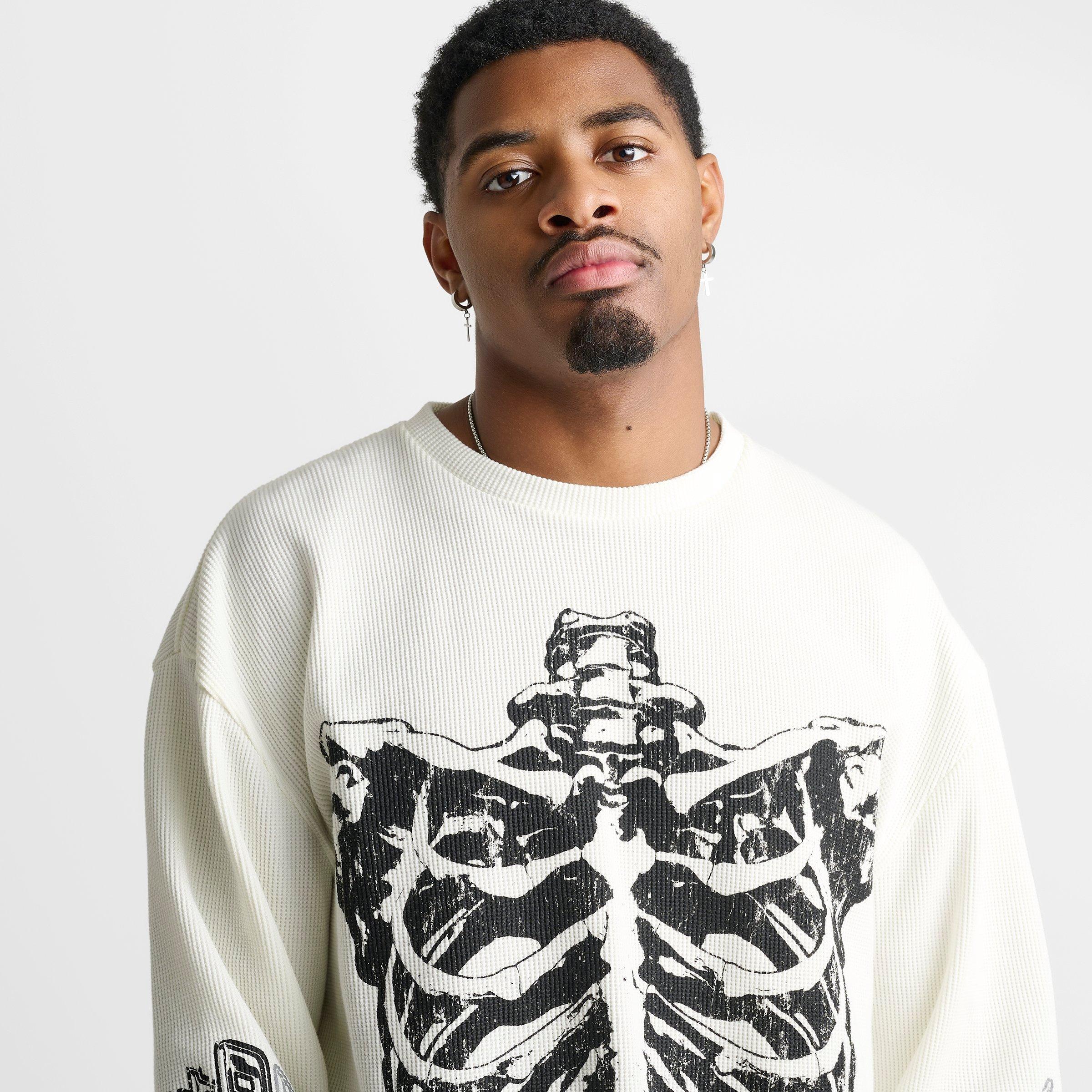 Men's Supply & Demand Bonez Graphic Long-Sleeve Thermal Shirt