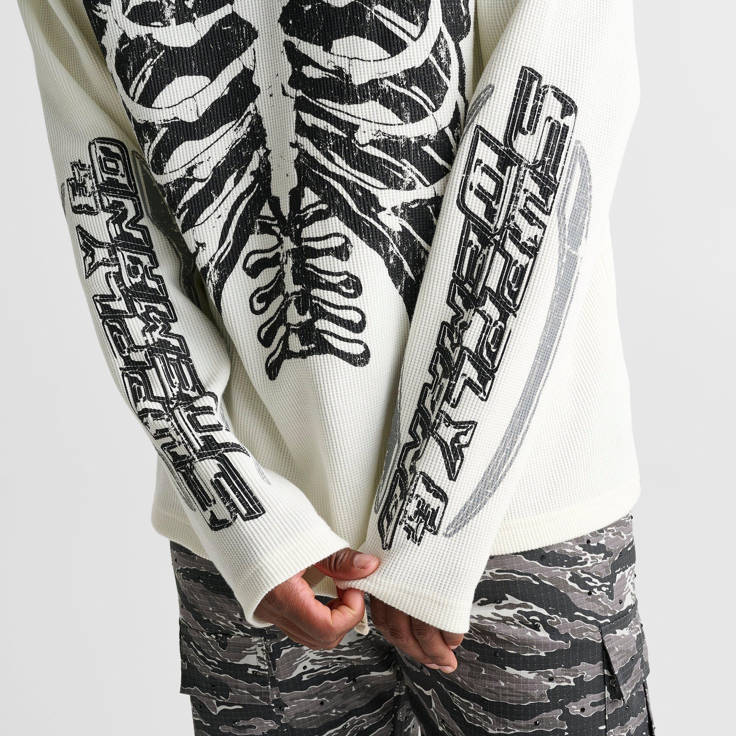 Men's Supply & Demand Bonez Graphic Long-Sleeve Thermal Shirt