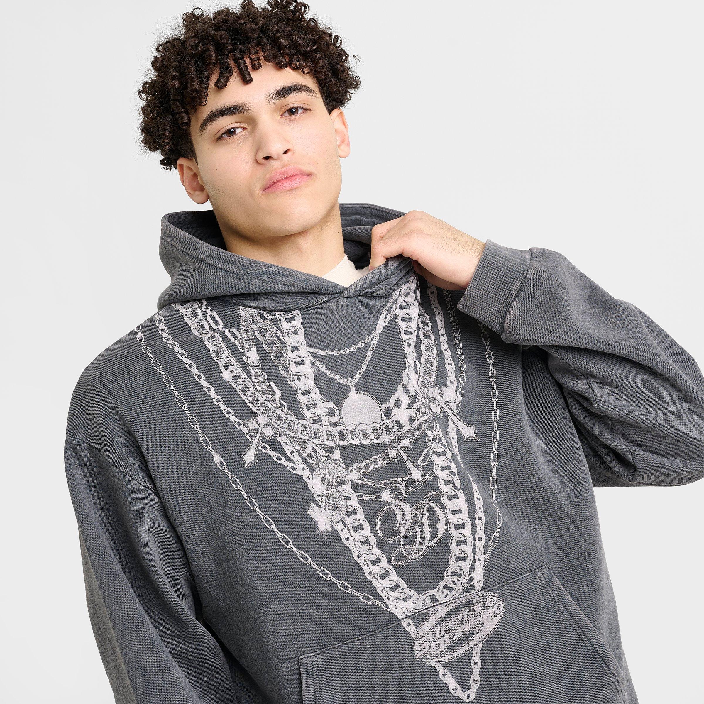 Men's Supply & Demand Chainz Graphic Fleece Pullover Hoodie