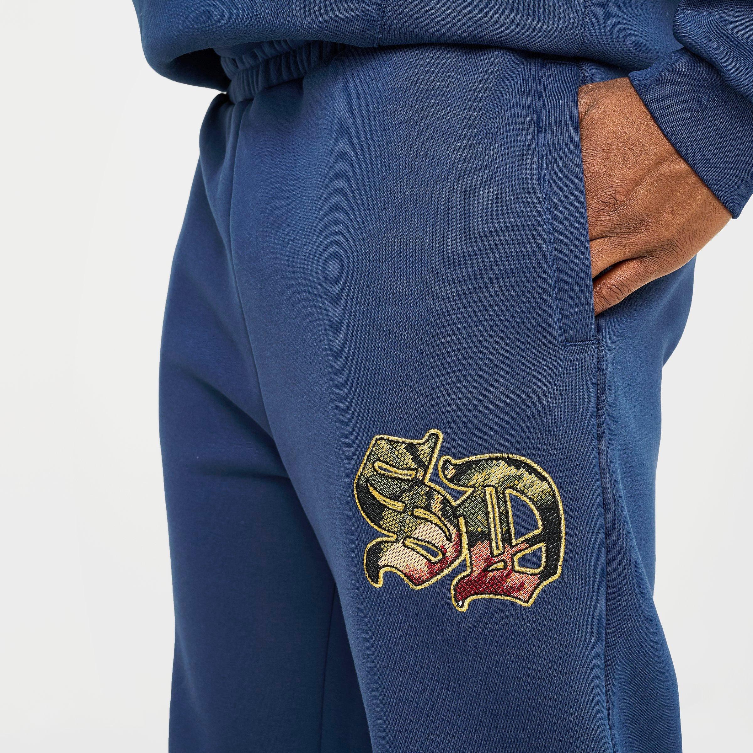 Men's Supply & Demand Floral Logo Fleece Jogger Pants