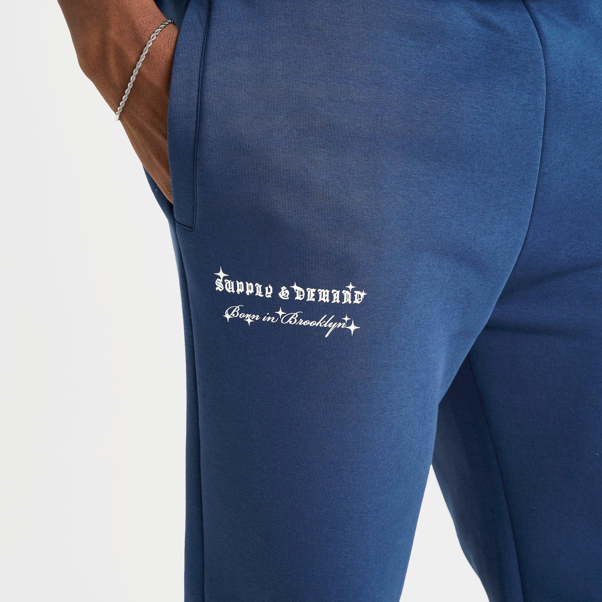 Men's Supply & Demand Floral Logo Fleece Jogger Pants