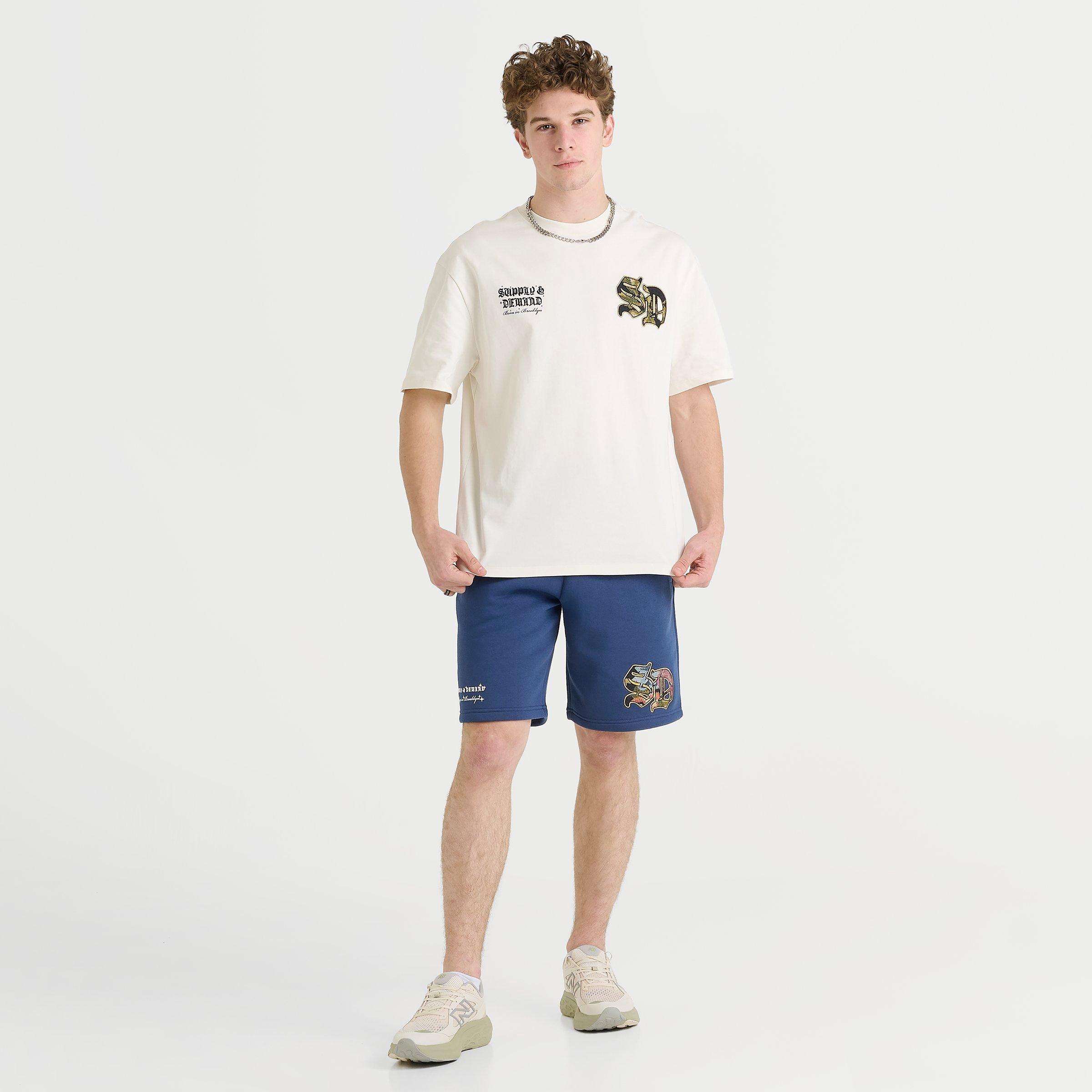 Men's Supply & Demand Floral Logo T-Shirt