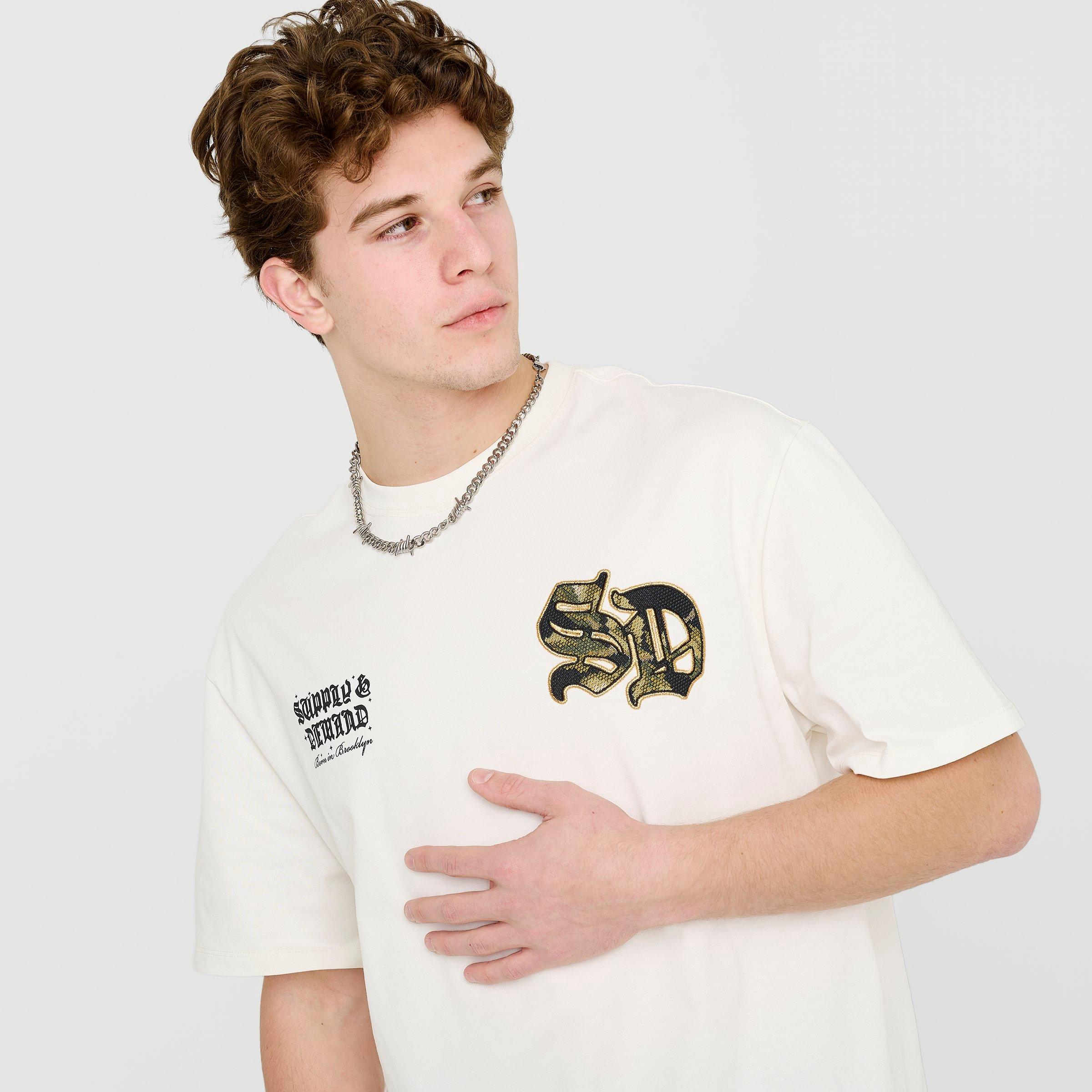 Men's Supply & Demand Floral Logo T-Shirt