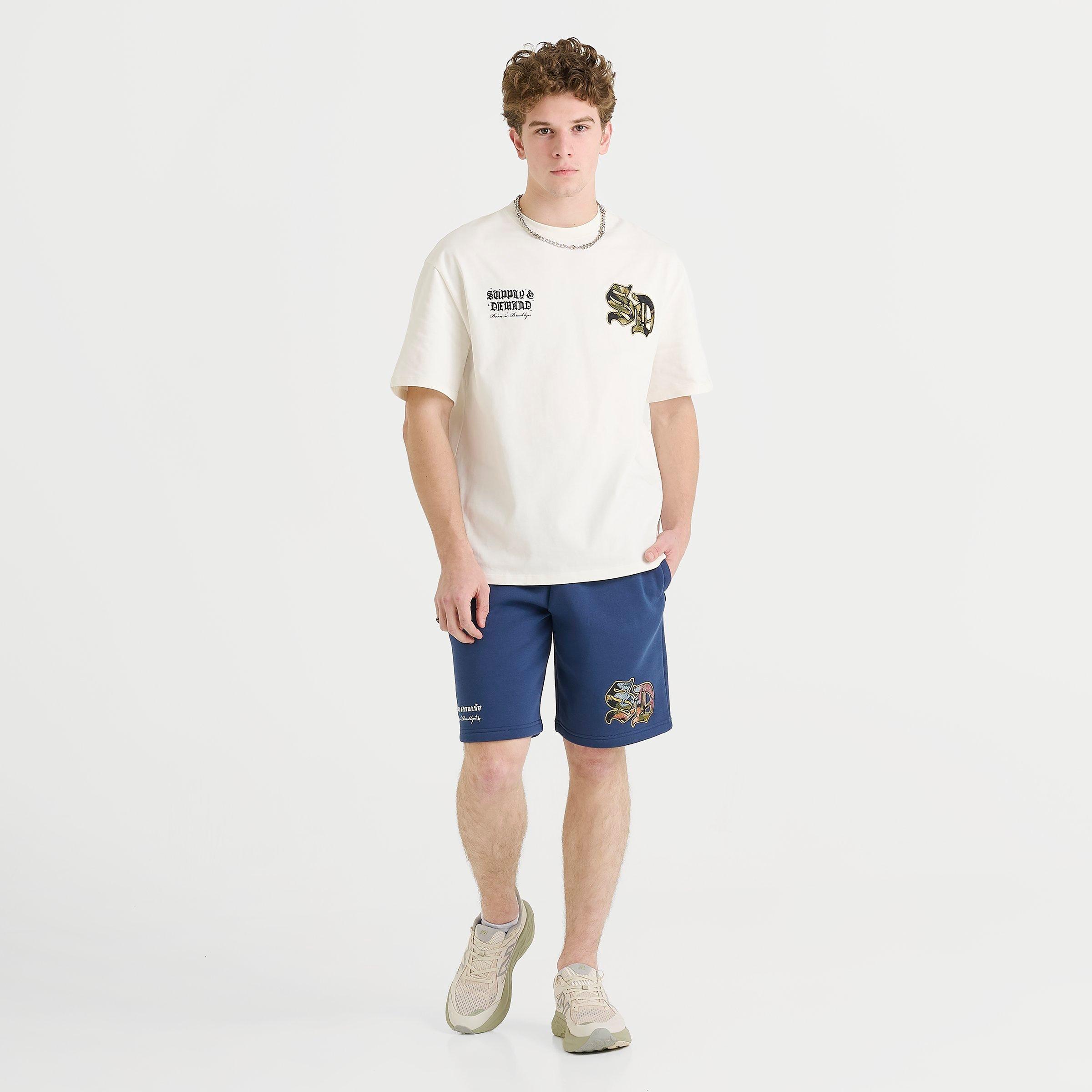 Men's Supply & Demand Floral Logo Fleece Jogger Pants