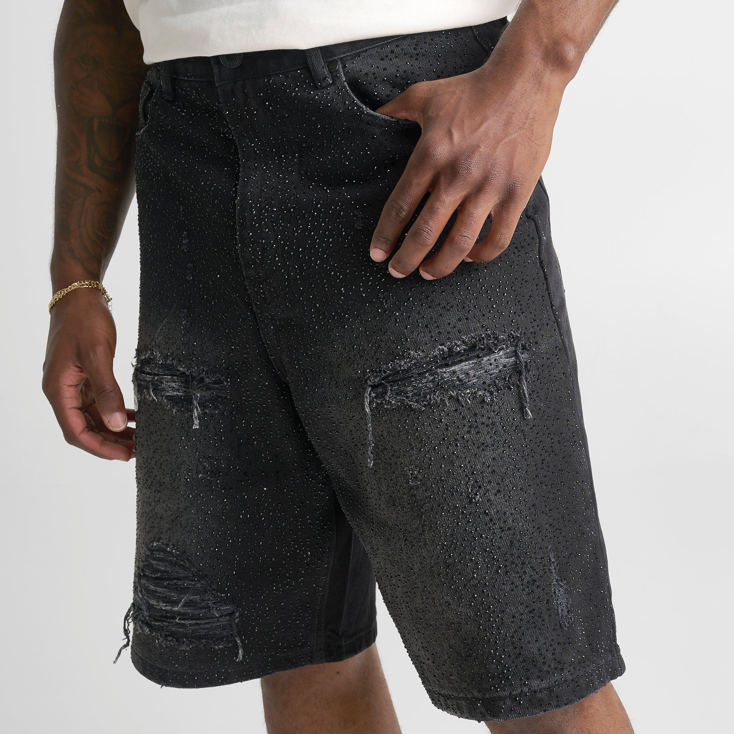 Men's Supply & Demand Depart V2 Distressed Denim Shorts