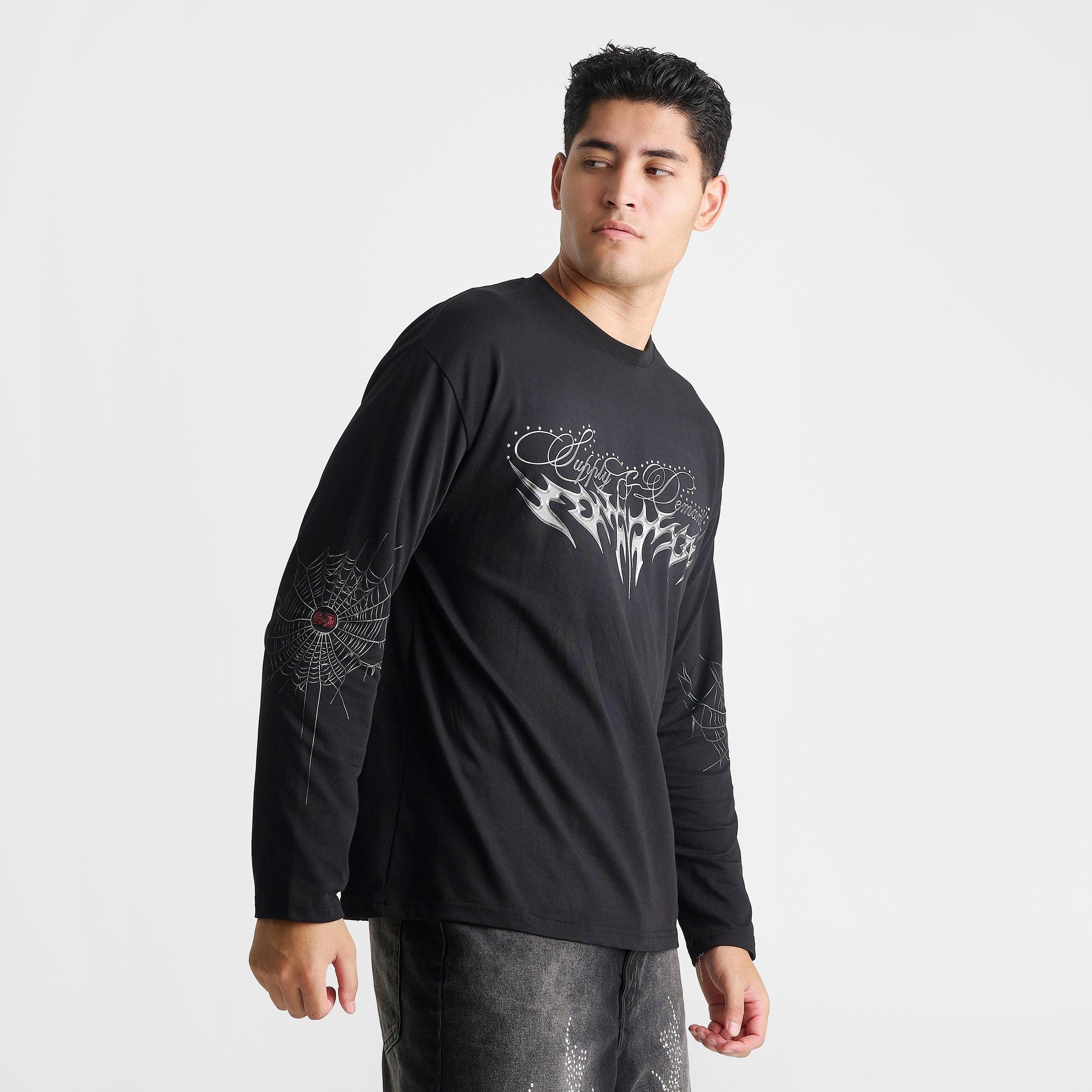 Men's Supply & Demand Twist Graphic Long-Sleeve T-Shirt