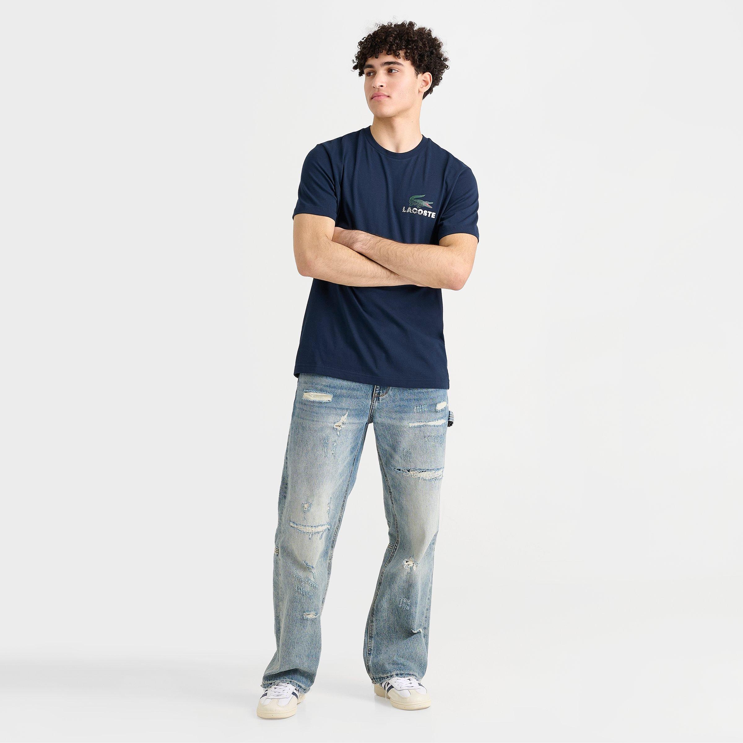 Men's Lacoste Logo Back Print T-Shirt