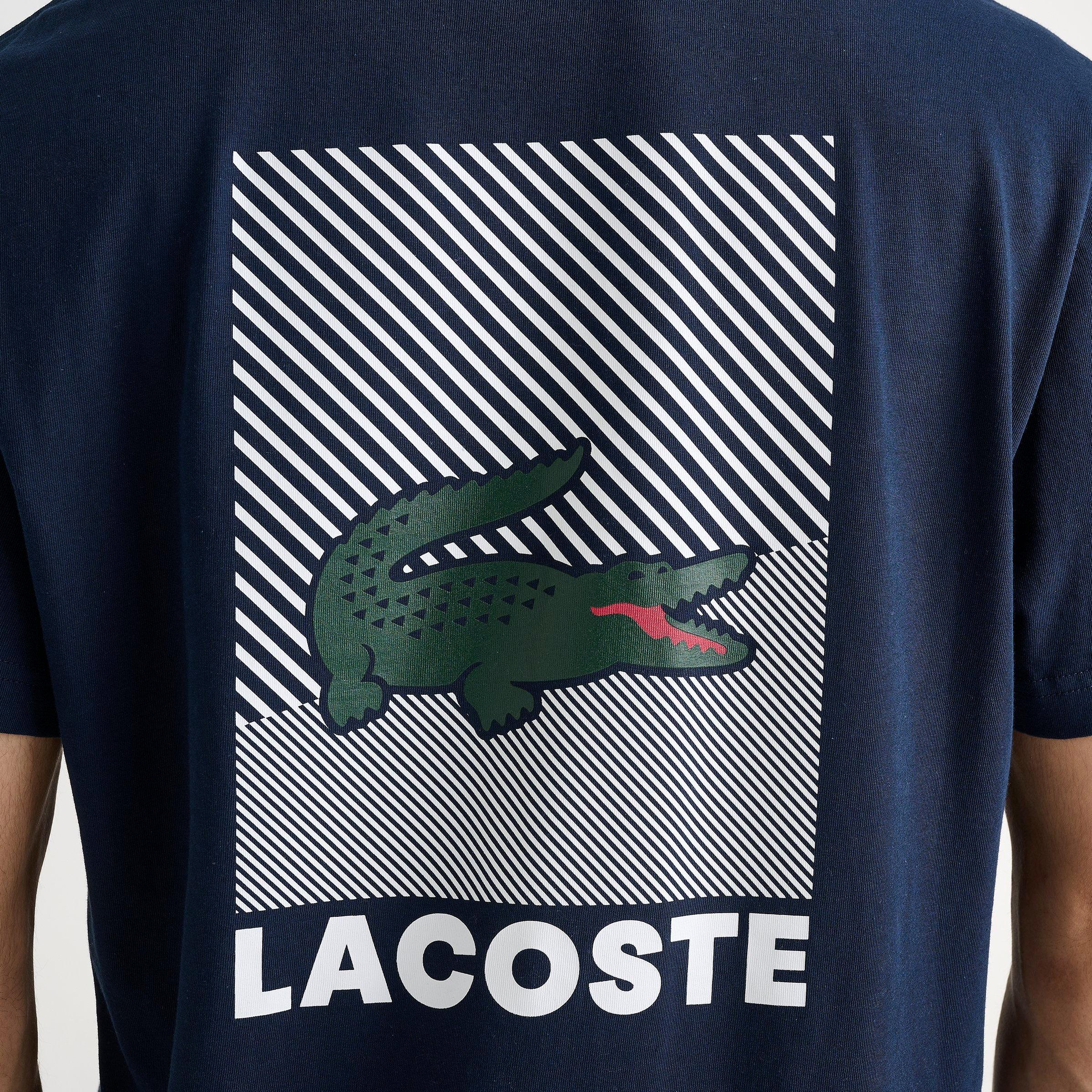 Men's Lacoste Logo Back Print T-Shirt