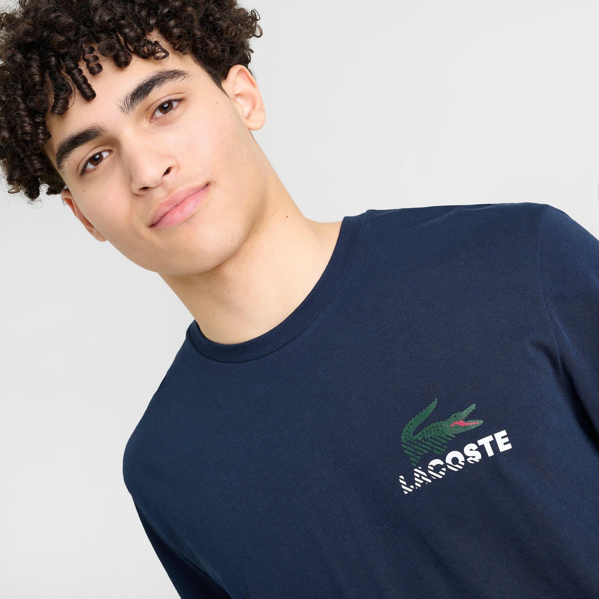 Men's Lacoste Logo Back Print T-Shirt