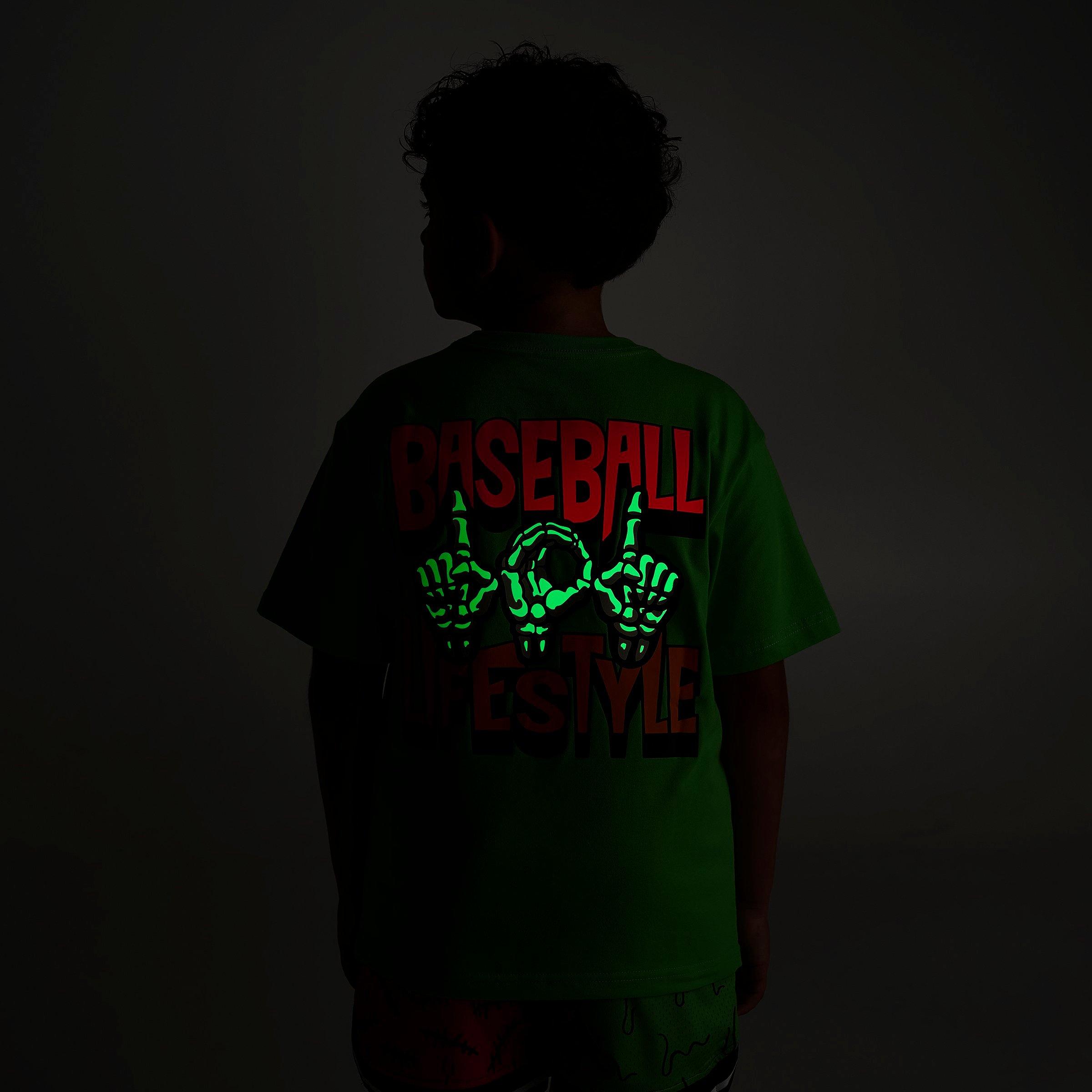 Big Kids' Baseball Lifestyle 101 Skeleton T-Shirt