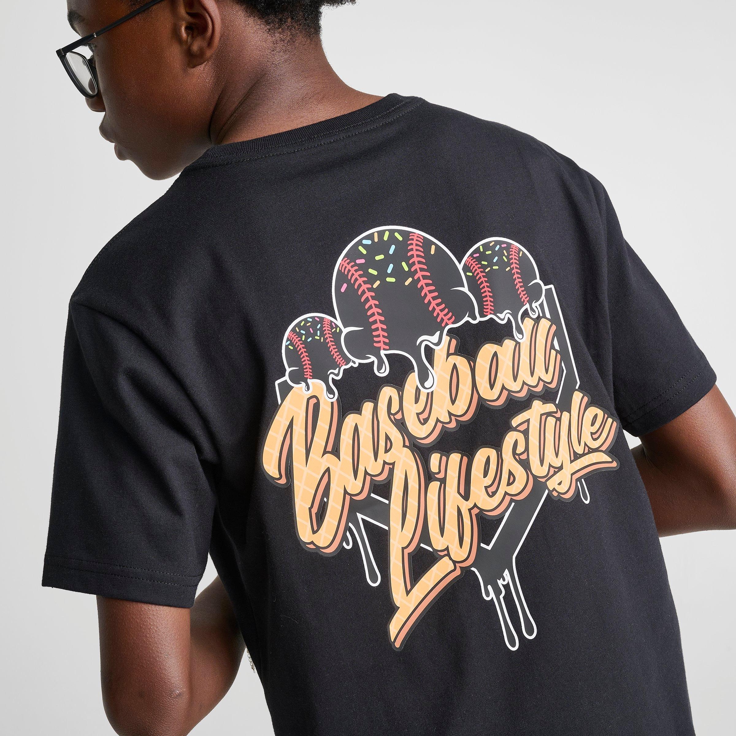 Big Kids' Baseball Lifestyle 101 Ice Cream T-Shirt