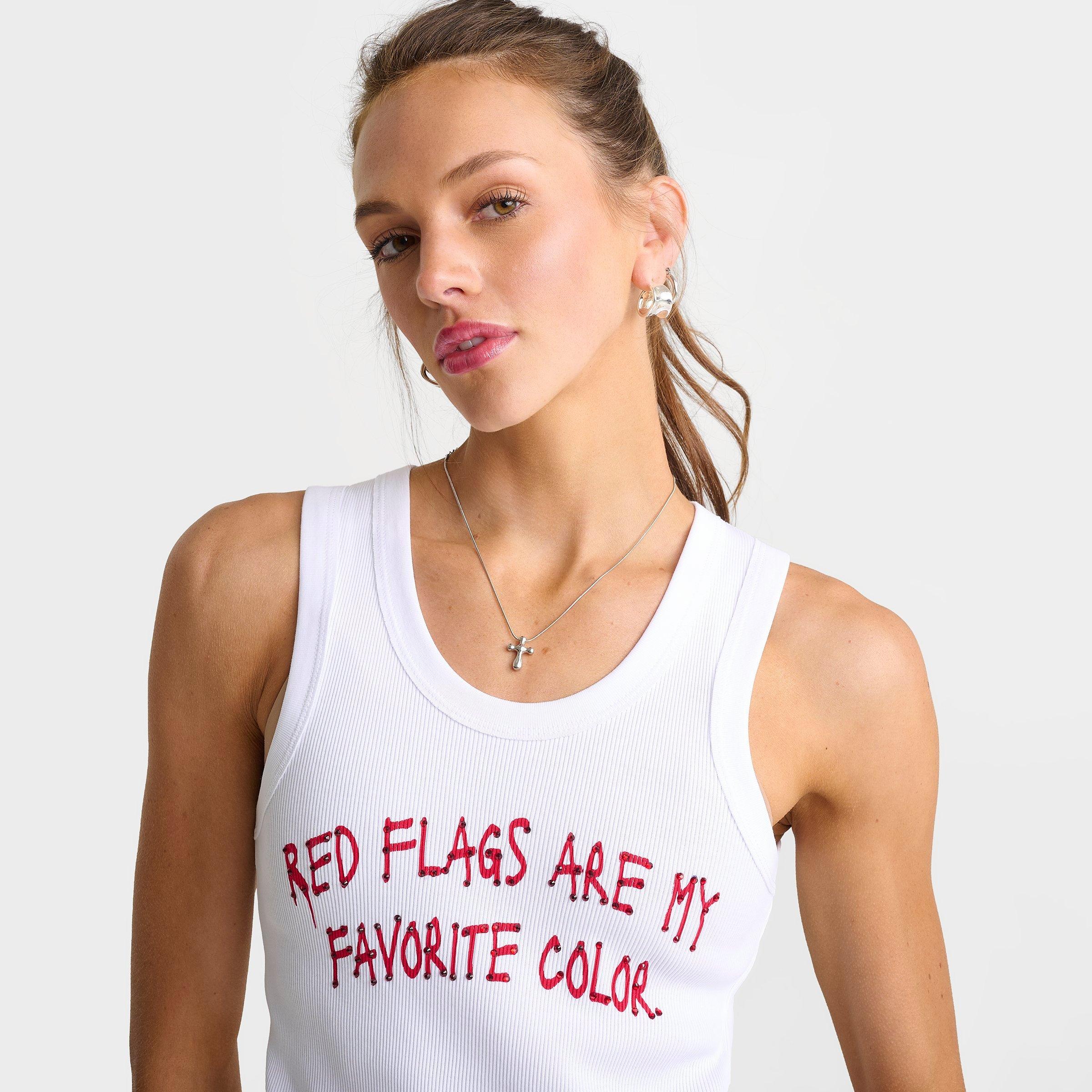 Women's Boys Lie Red Flag Randy Tank Top