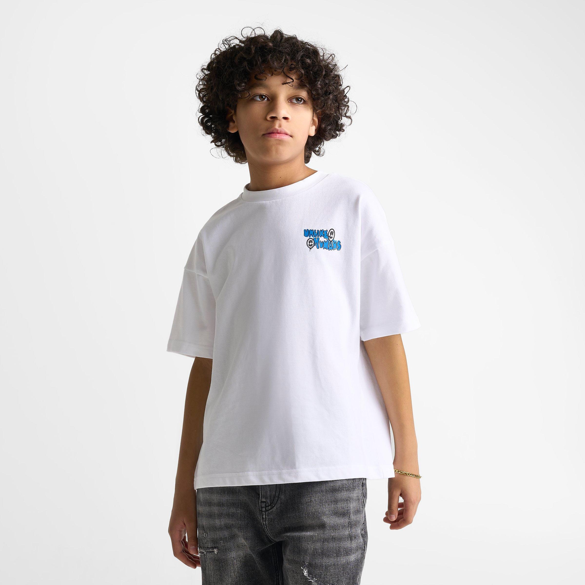 Big Kids' Unlike Humans Never Look Back T-Shirt