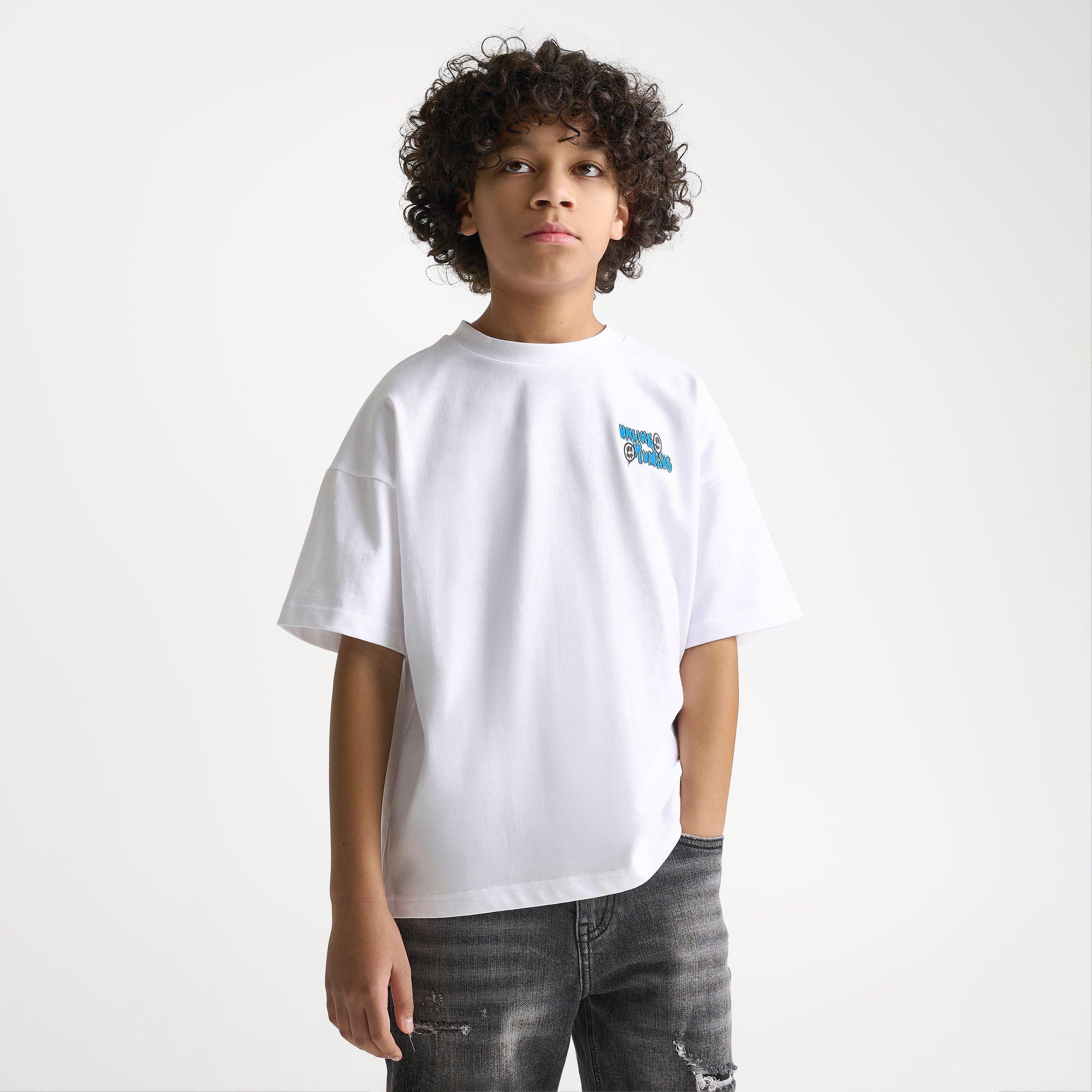 Big Kids' Unlike Humans Never Look Back T-Shirt