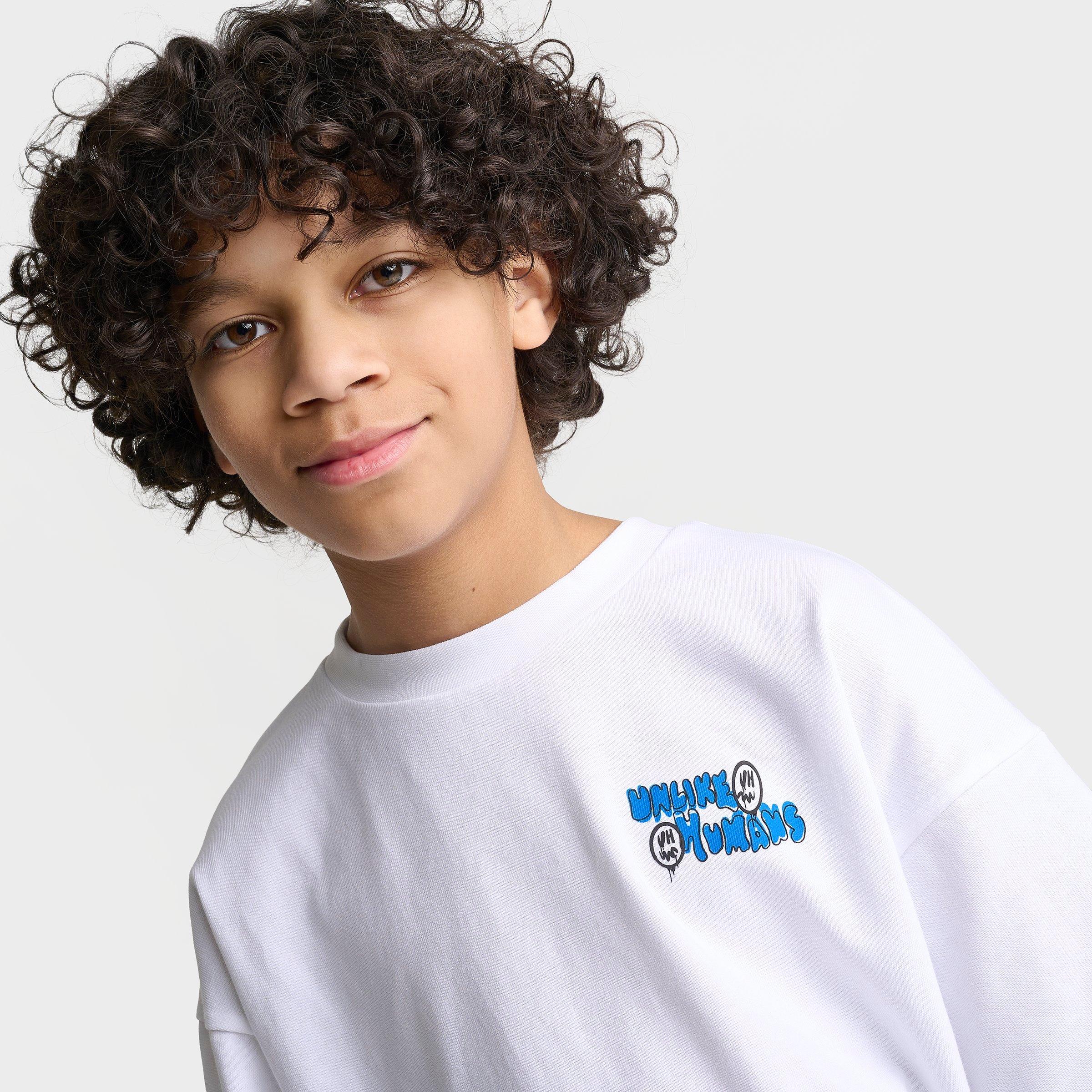 Big Kids' Unlike Humans Never Look Back T-Shirt