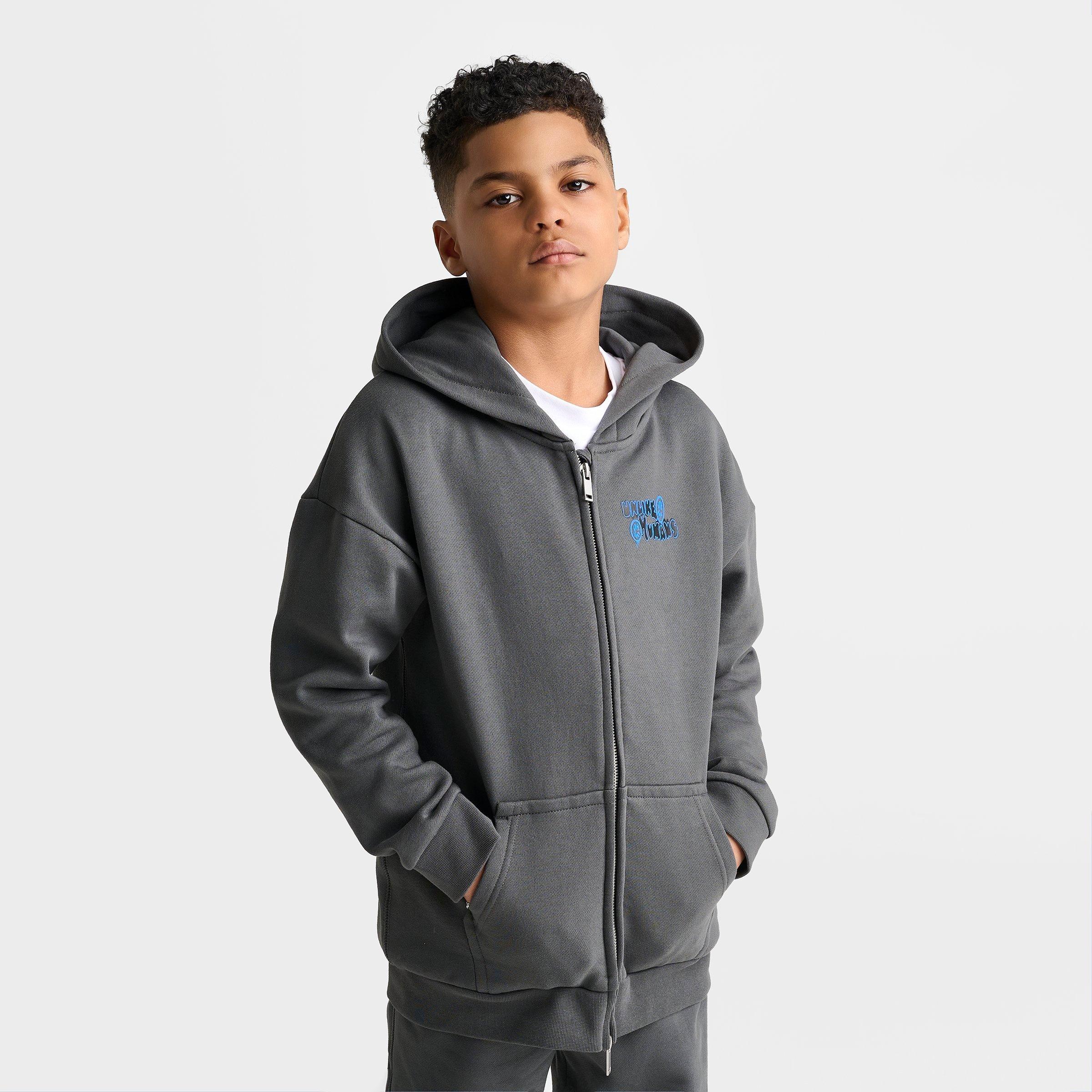 Big Kids' Unlike Humans Never Look Back Full-Zip Hoodie